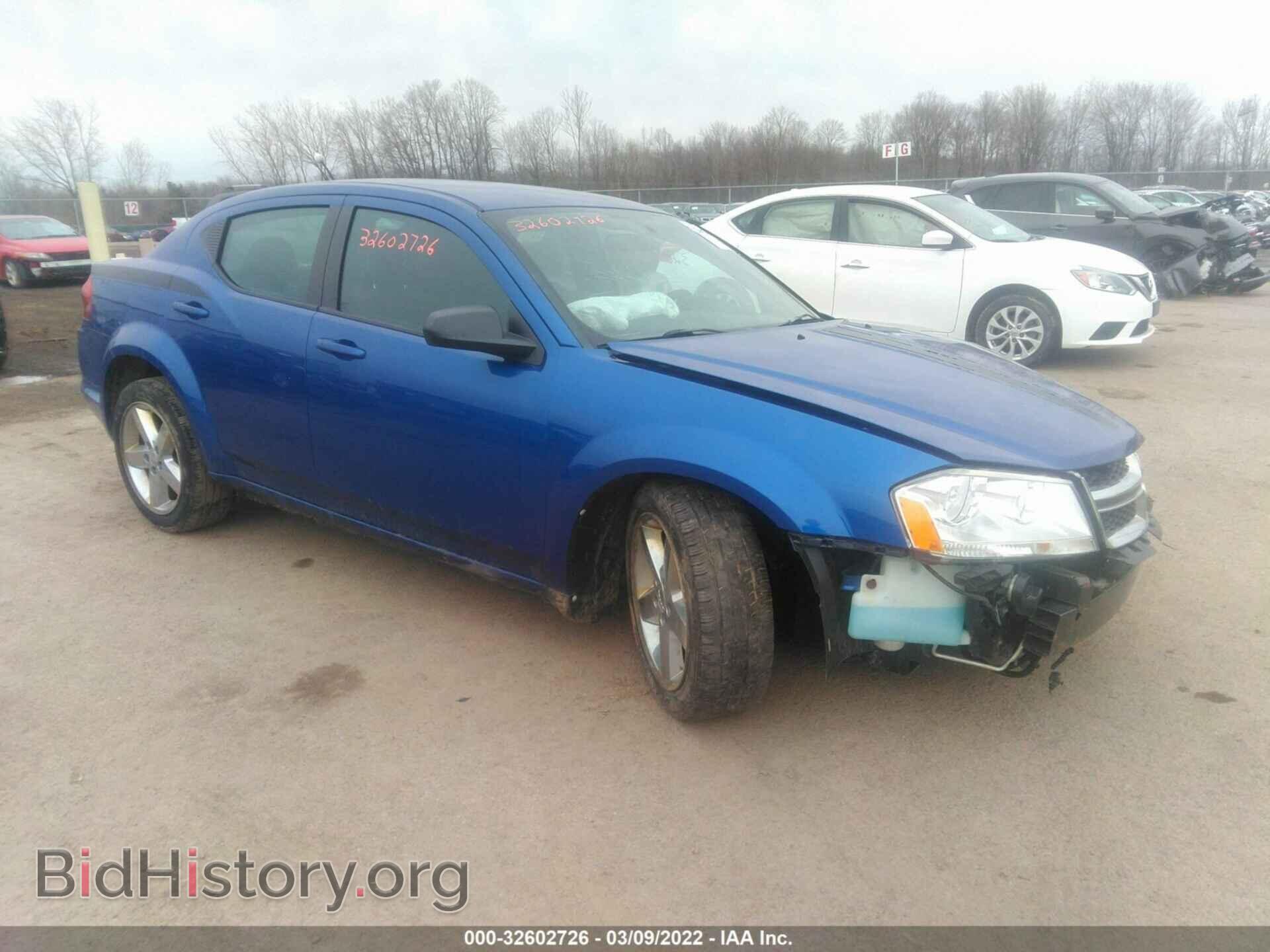 Фотография 1C3CDZAB7DN581113 - DODGE AVENGER 2013