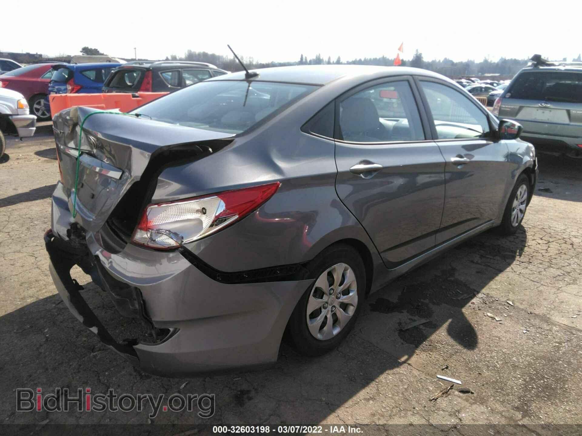 2016 HYUNDAI ACCENT - VIN: KMHCT4AE7GU103422 - Фото 4