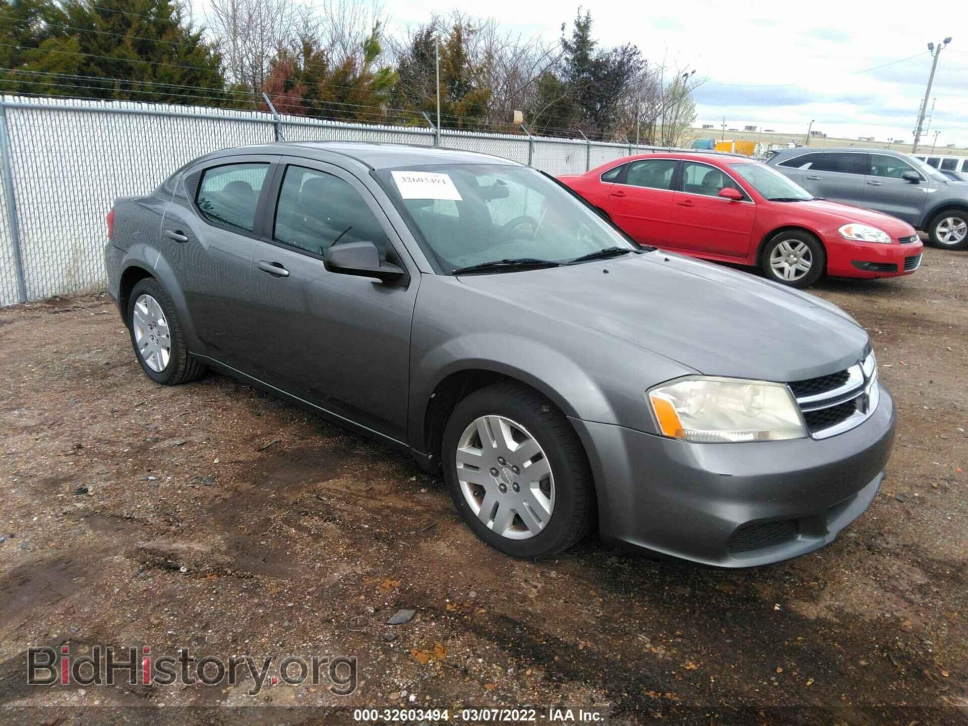 Photo 1C3CDZAB2CN128371 - DODGE AVENGER 2012