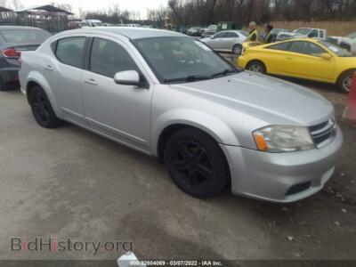 2012 Dodge AVENGER SXT, gray — VIN 1C3CDZCB0CN143321, IAAI