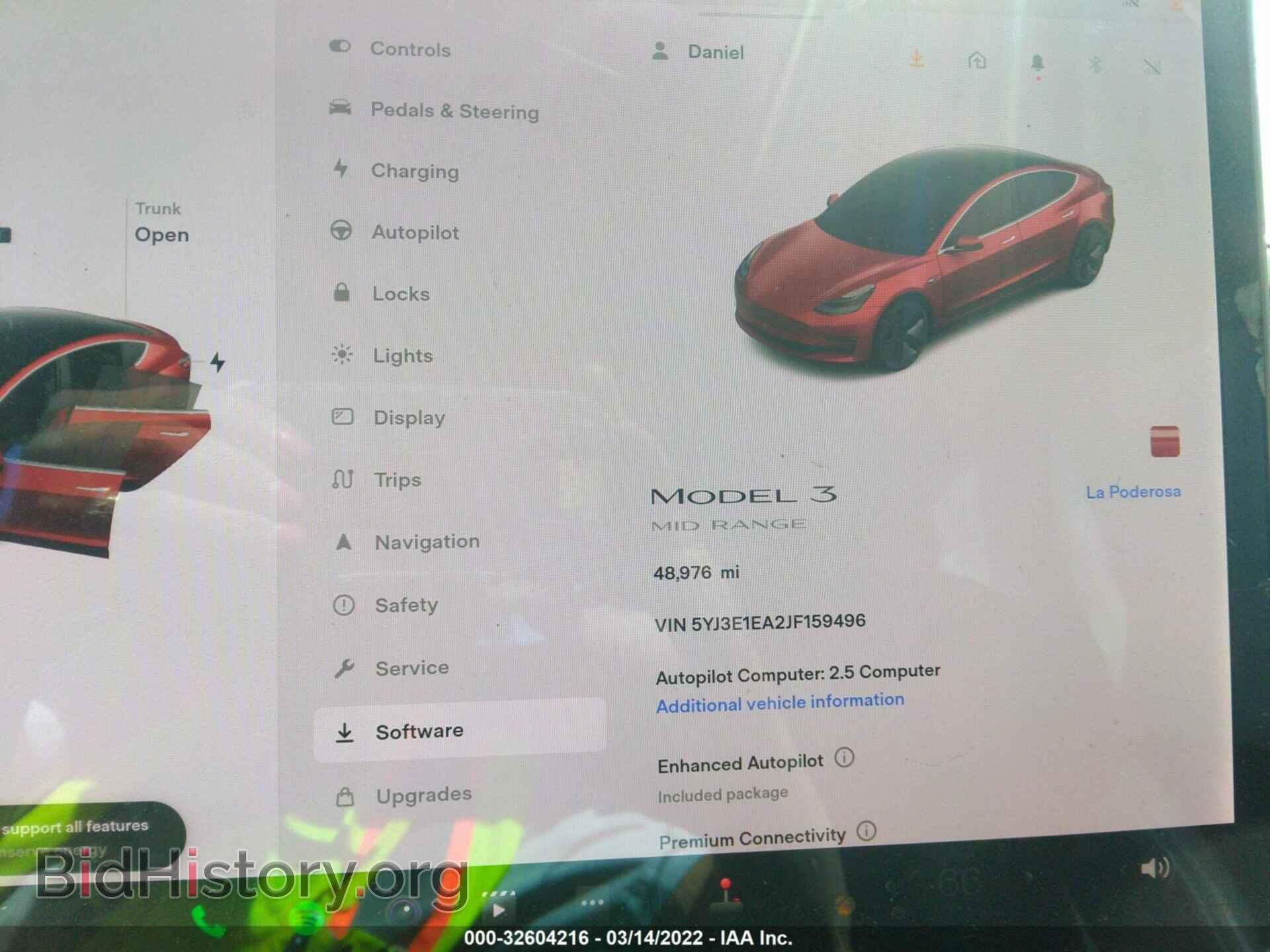 2018 TESLA MODEL 3 - VIN: 5YJ3E1EA2JF159496 - Фото 7