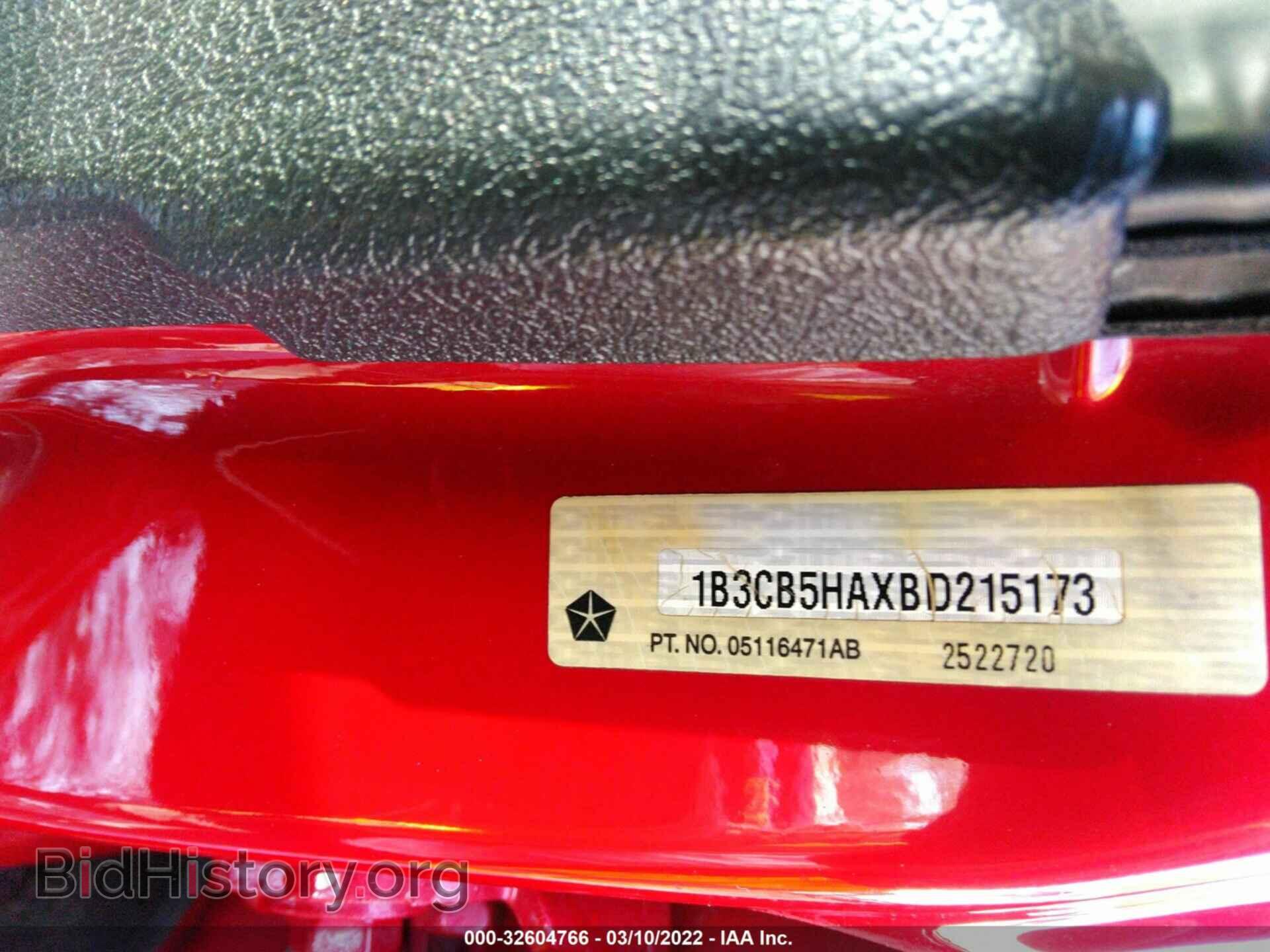 2011 DODGE CALIBER - VIN: 1B3CB5HAXBD215173 - Фото 9
