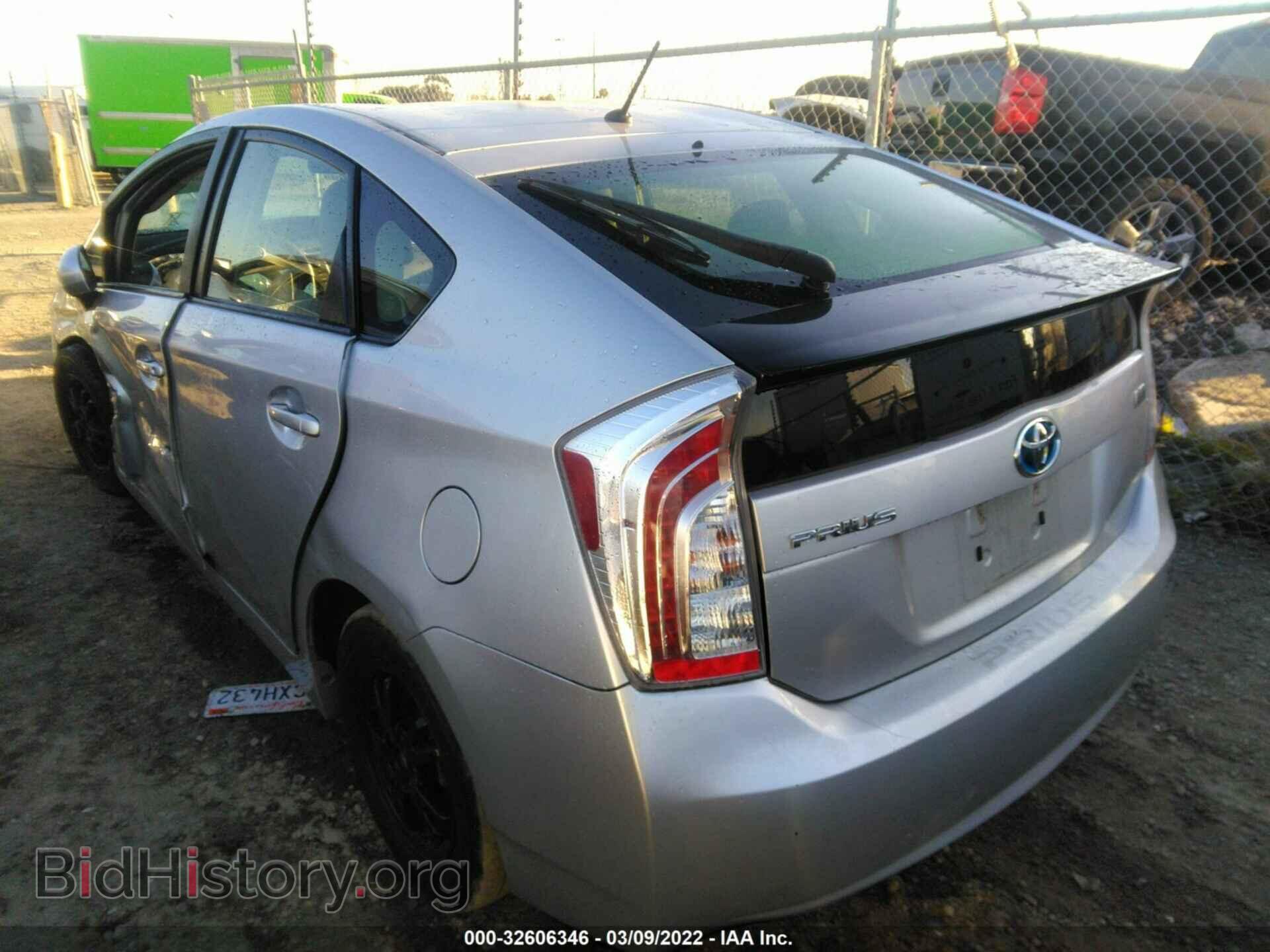 2014 TOYOTA PRIUS - VIN: JTDKN3DU0E1740383 - Фото 3