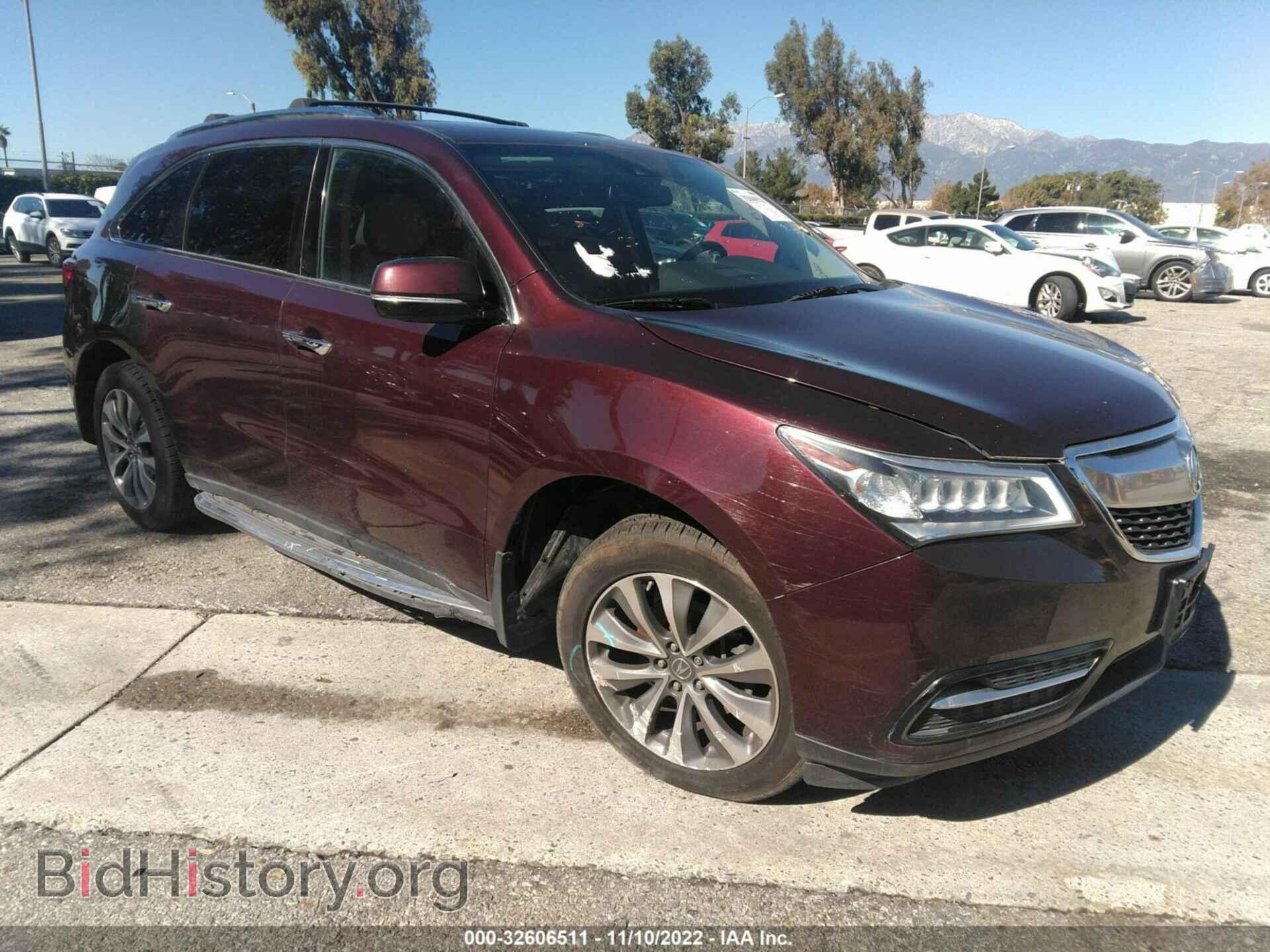 Фотография 5FRYD4H46FB014886 - ACURA MDX 2015