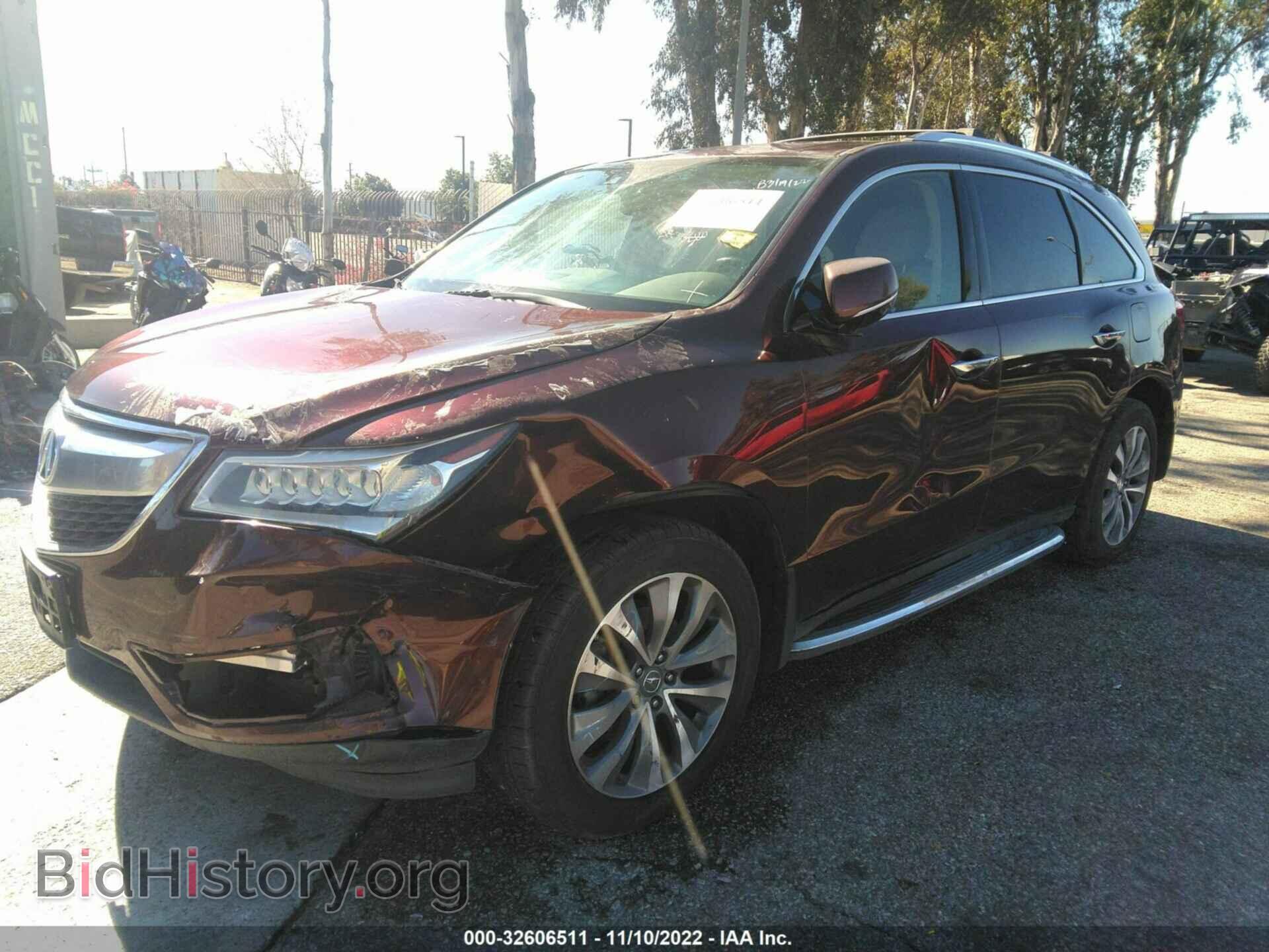 2015 ACURA MDX - VIN: 5FRYD4H46FB014886 - Фото 2