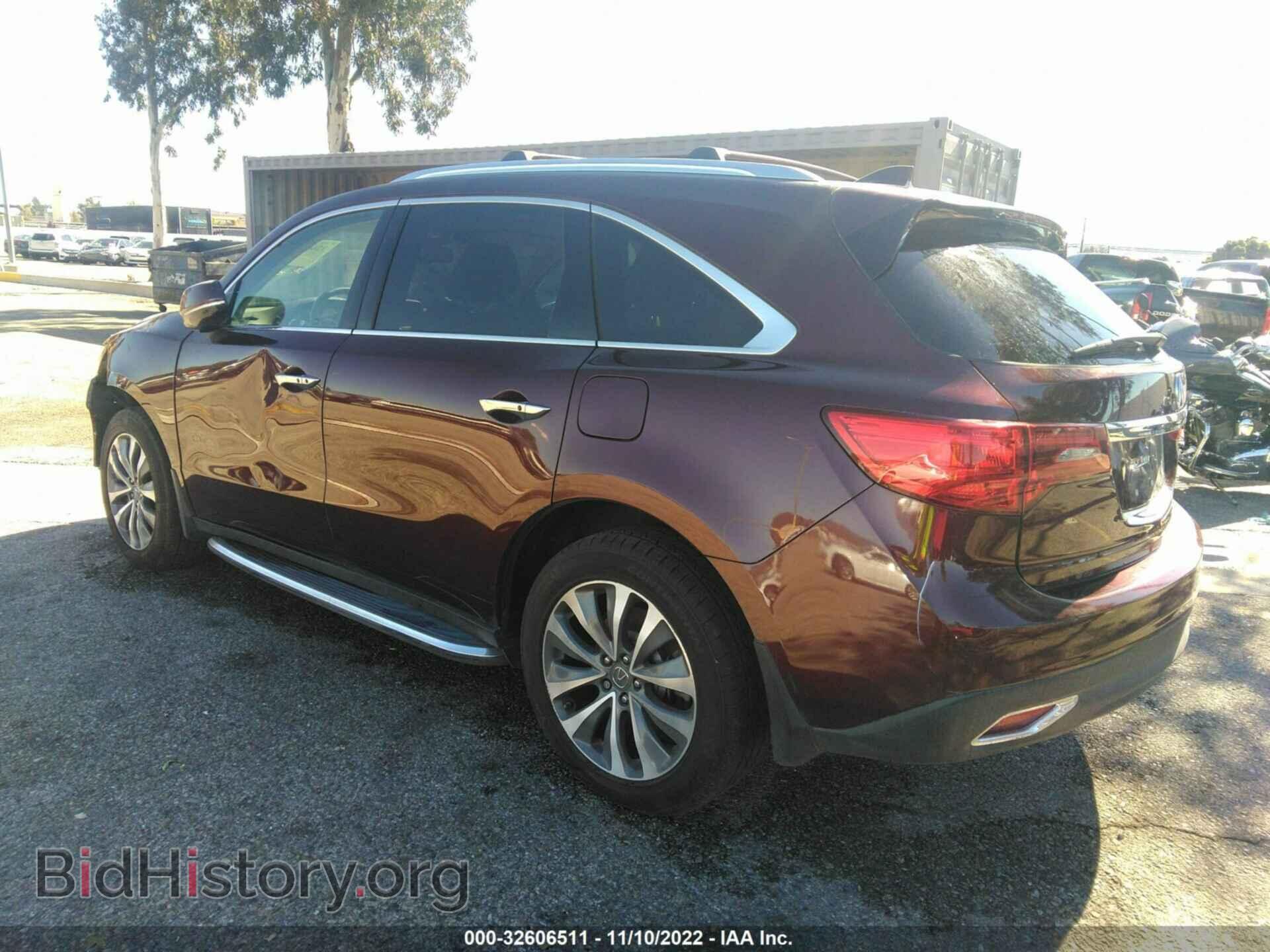 2015 ACURA MDX - VIN: 5FRYD4H46FB014886 - Фото 3