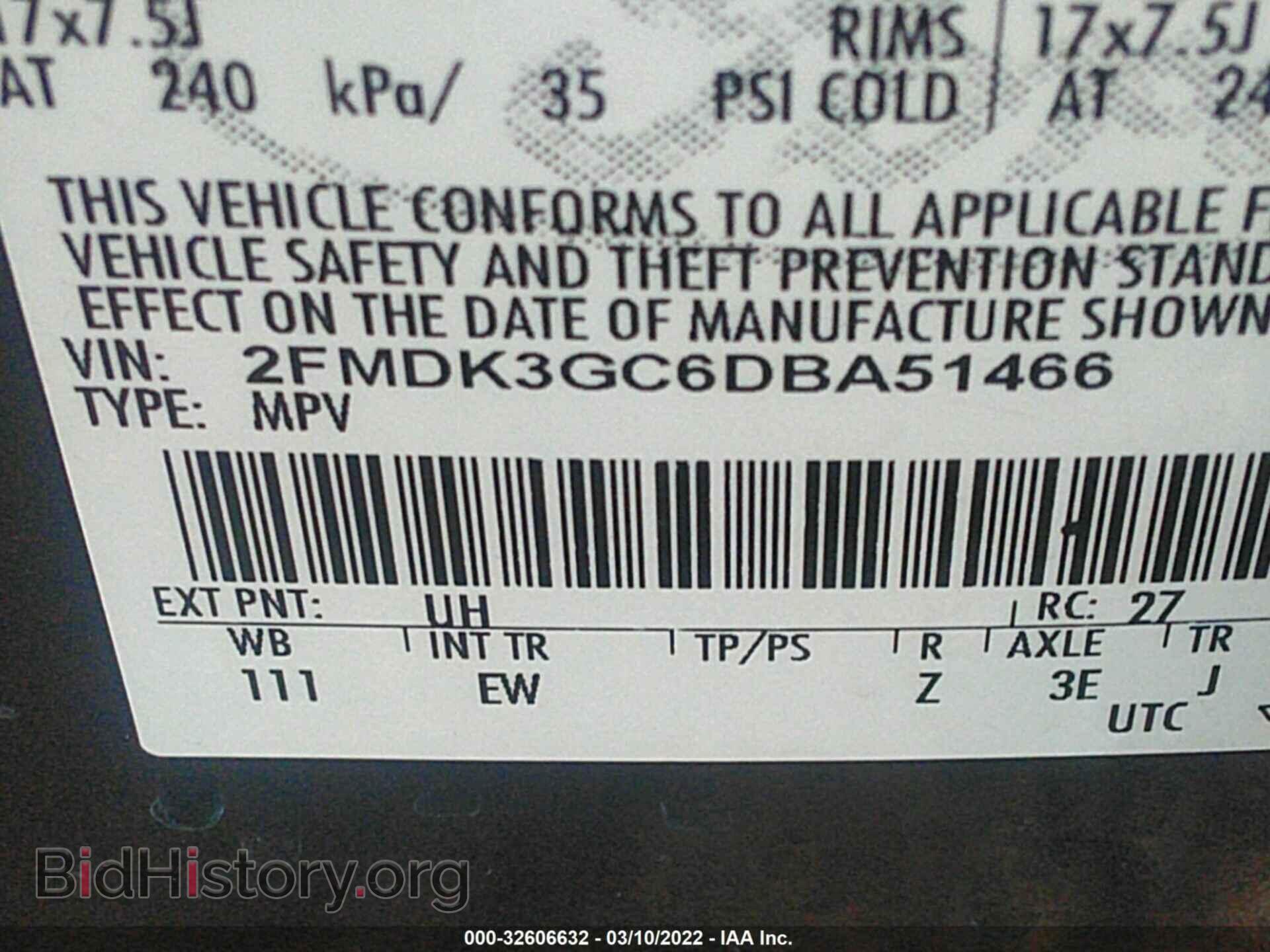 2013 FORD EDGE - VIN: 2FMDK3GC6DBA51466 - Photo 9