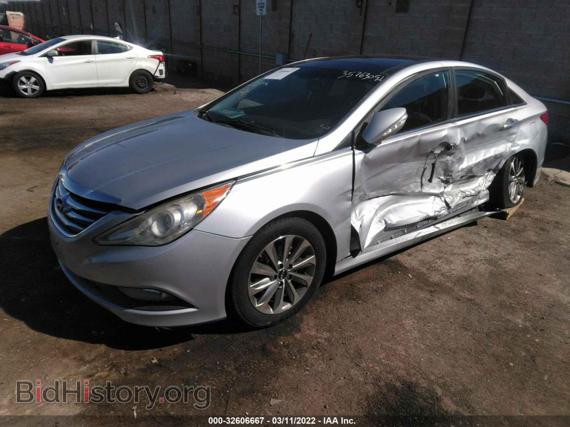 2014 HYUNDAI SONATA - VIN: 5NPEC4AC0EH827892 - Фото 2