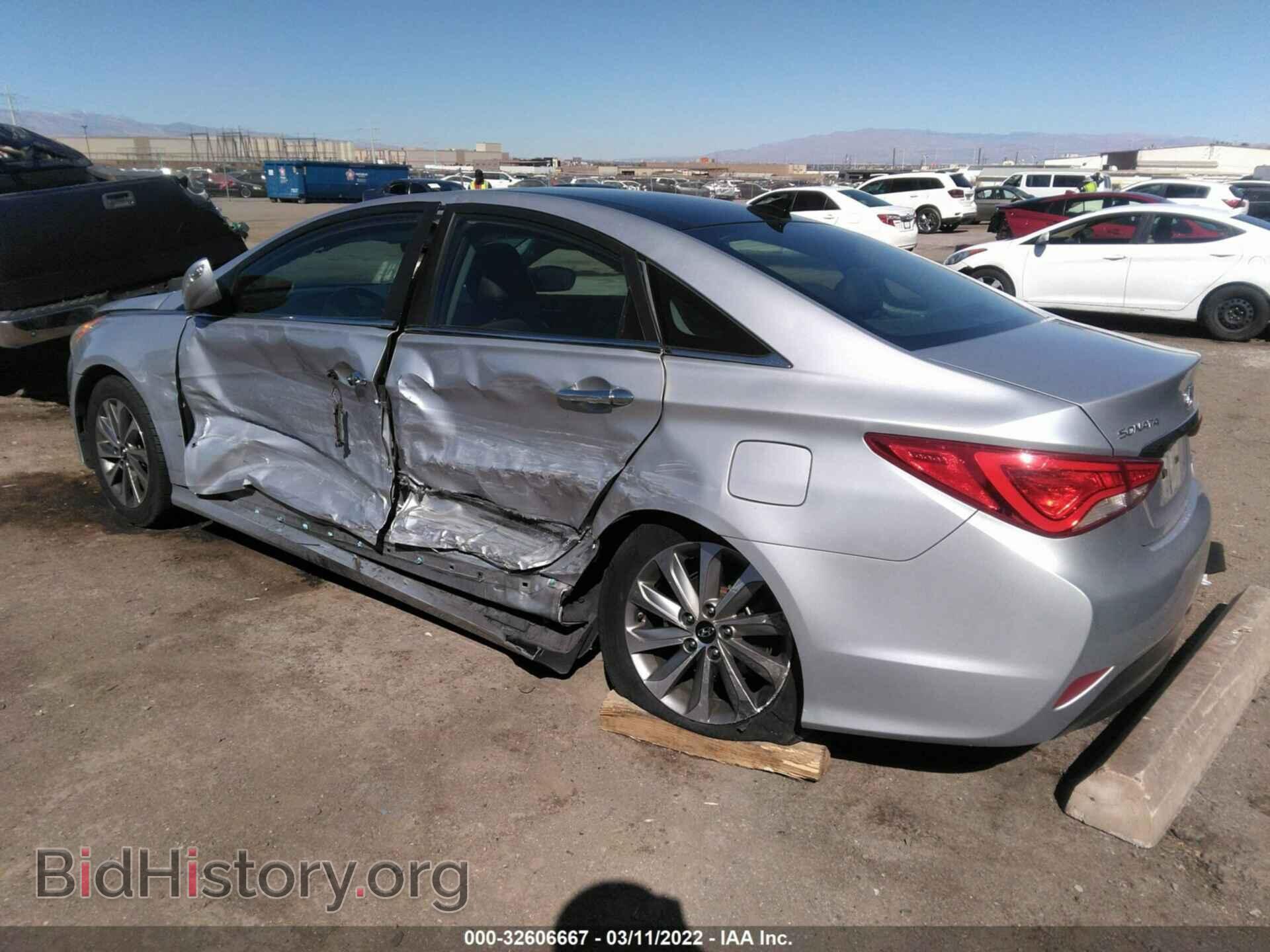 2014 HYUNDAI SONATA - VIN: 5NPEC4AC0EH827892 - Фото 3