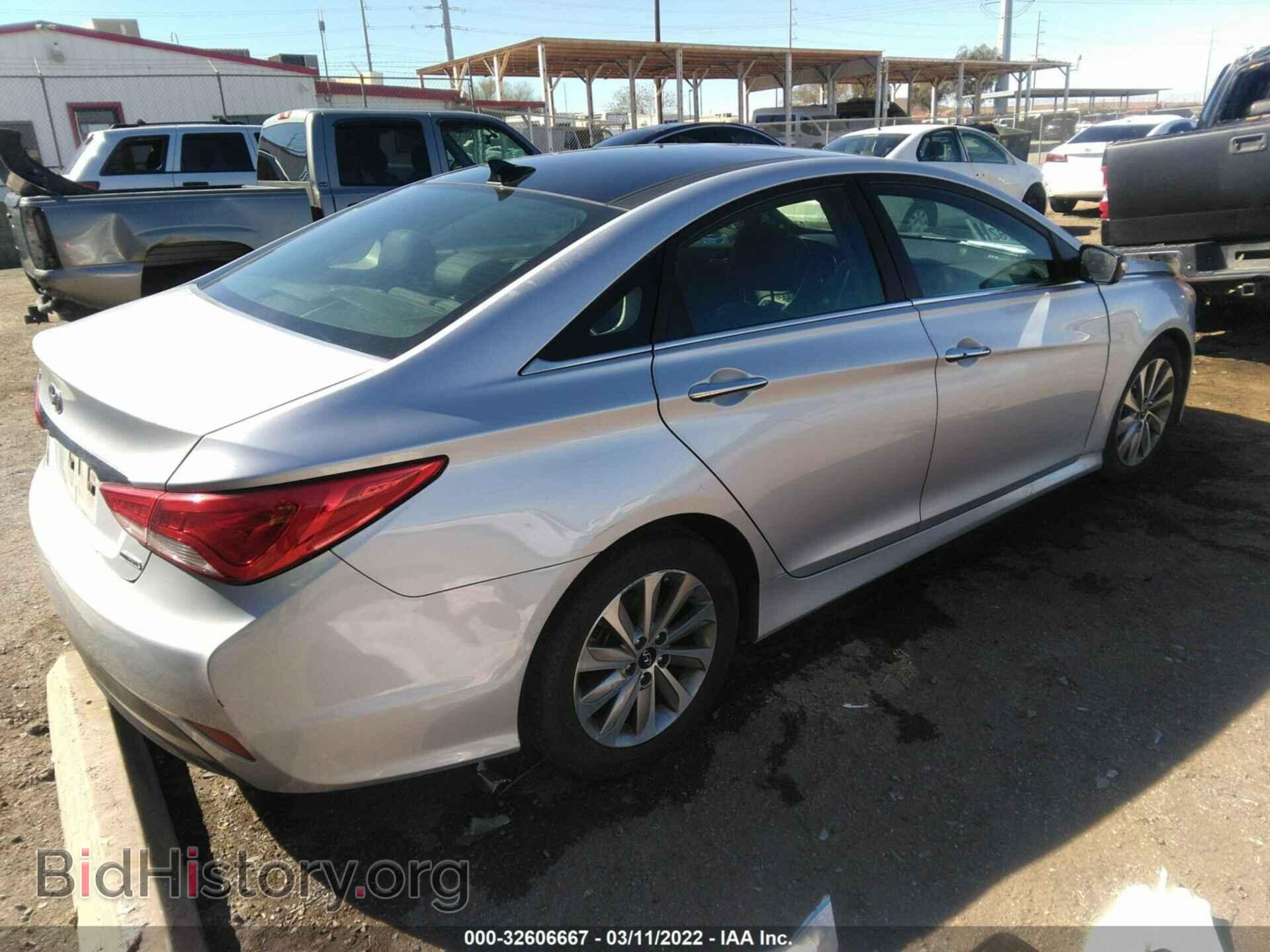 2014 HYUNDAI SONATA - VIN: 5NPEC4AC0EH827892 - Фото 4