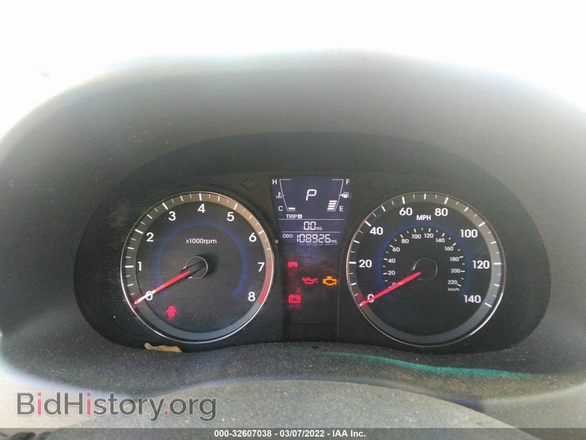 2012 HYUNDAI ACCENT - VIN: KMHCU4AE1CU104072 - Фото 7