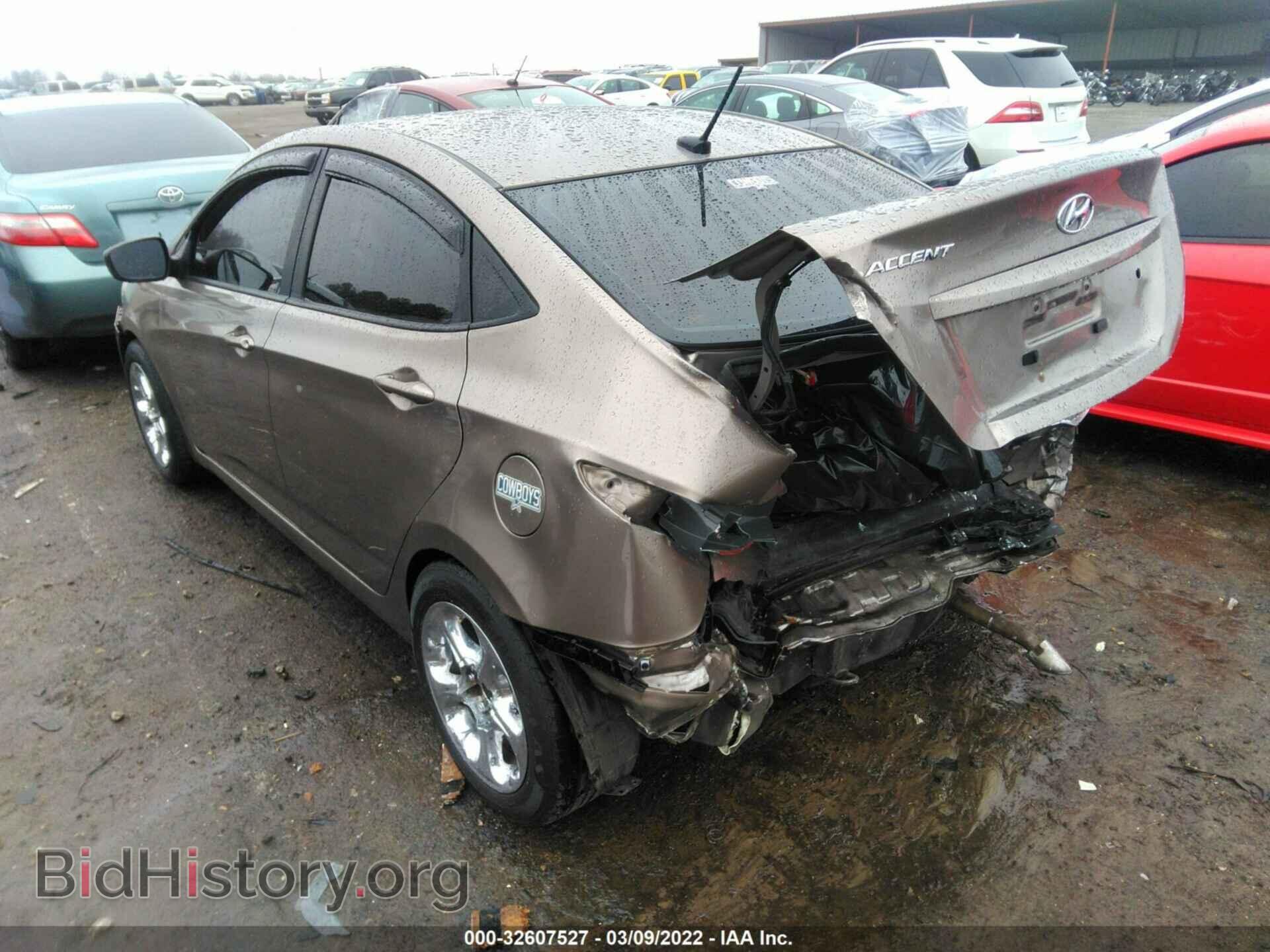 2013 HYUNDAI ACCENT - VIN: KMHCT4AE9DU408688 - Фото 3