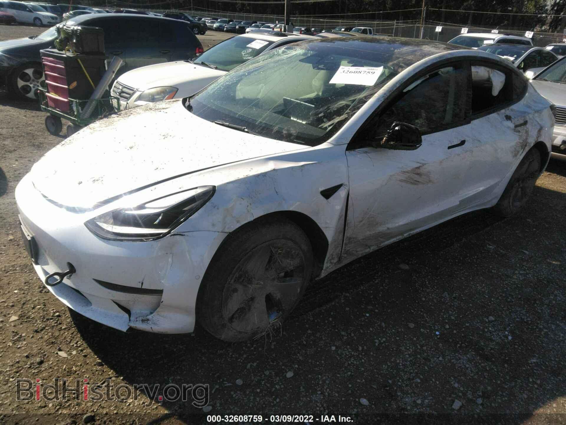 2021 TESLA MODEL 3 - VIN: 5YJ3E1EA3MF091584 - Фото 2