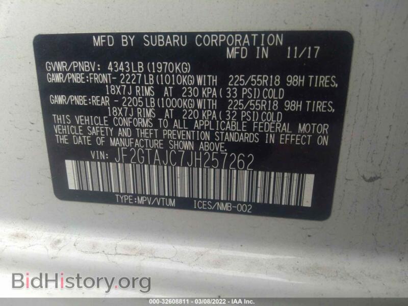 2018 Subaru CROSSTREK (VIN JF2GTAJC7JH257262) — photo 9 of 11