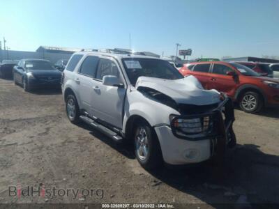 2010 Ford ESCAPE Limited, white — VIN 1FMCU0EG5AKC66817, IAAI