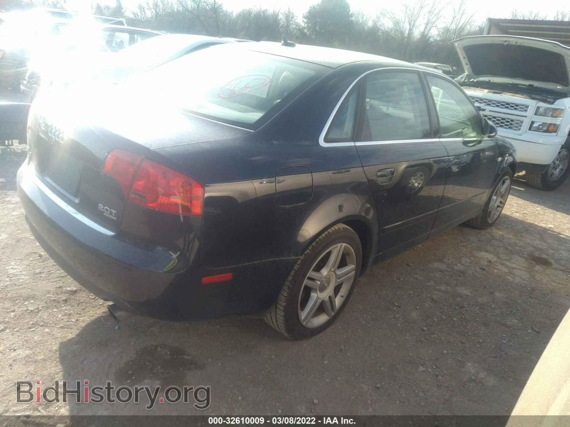 2007 AUDI A4 - VIN: WAUDF78E47A024215 - Photo 4