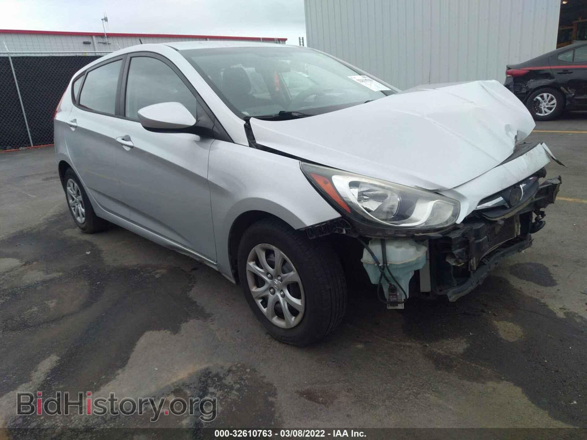 Photo KMHCT5AE4CU007361 - HYUNDAI ACCENT 2012