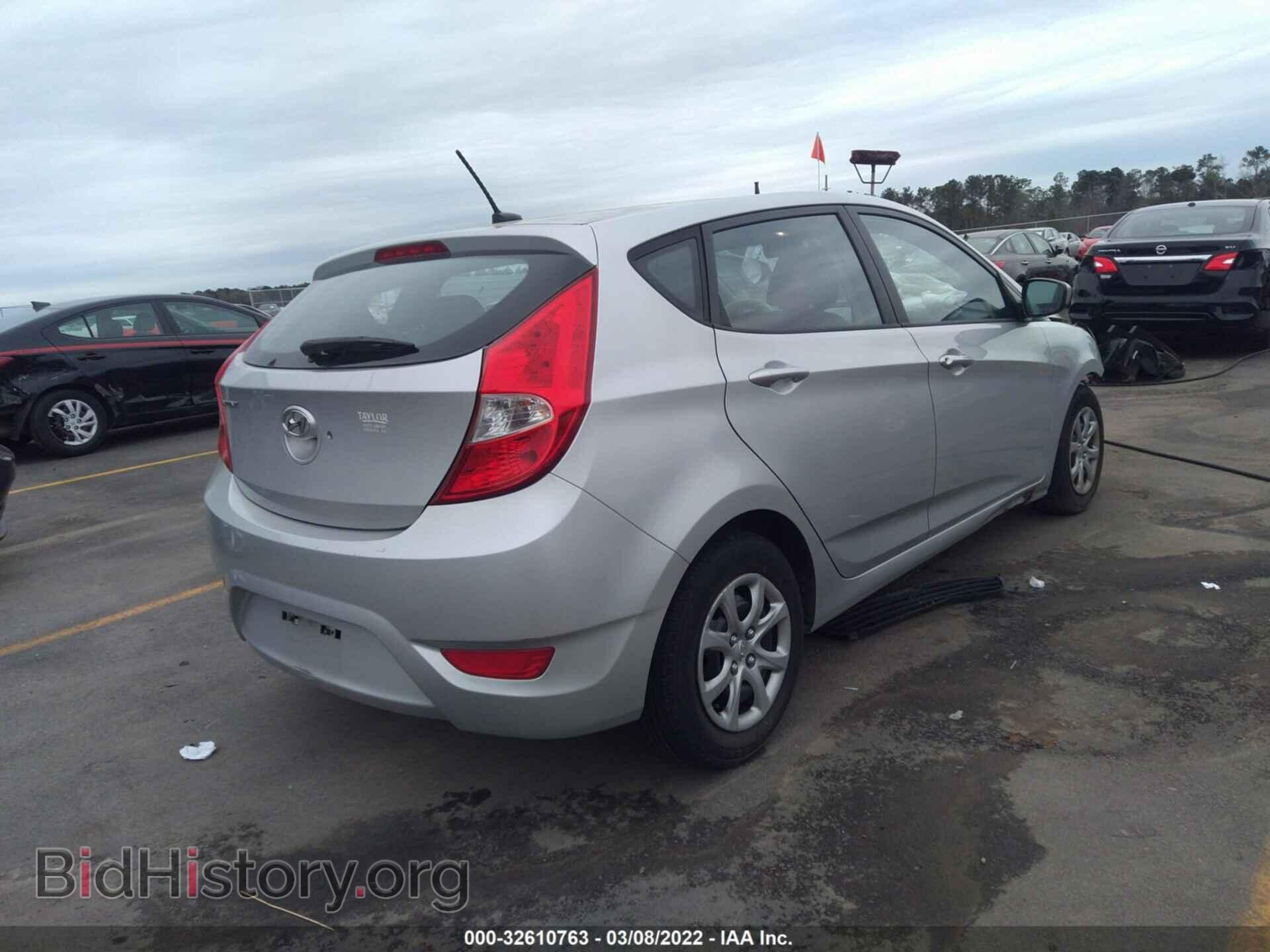 2012 HYUNDAI ACCENT - VIN: KMHCT5AE4CU007361 - Фото 4
