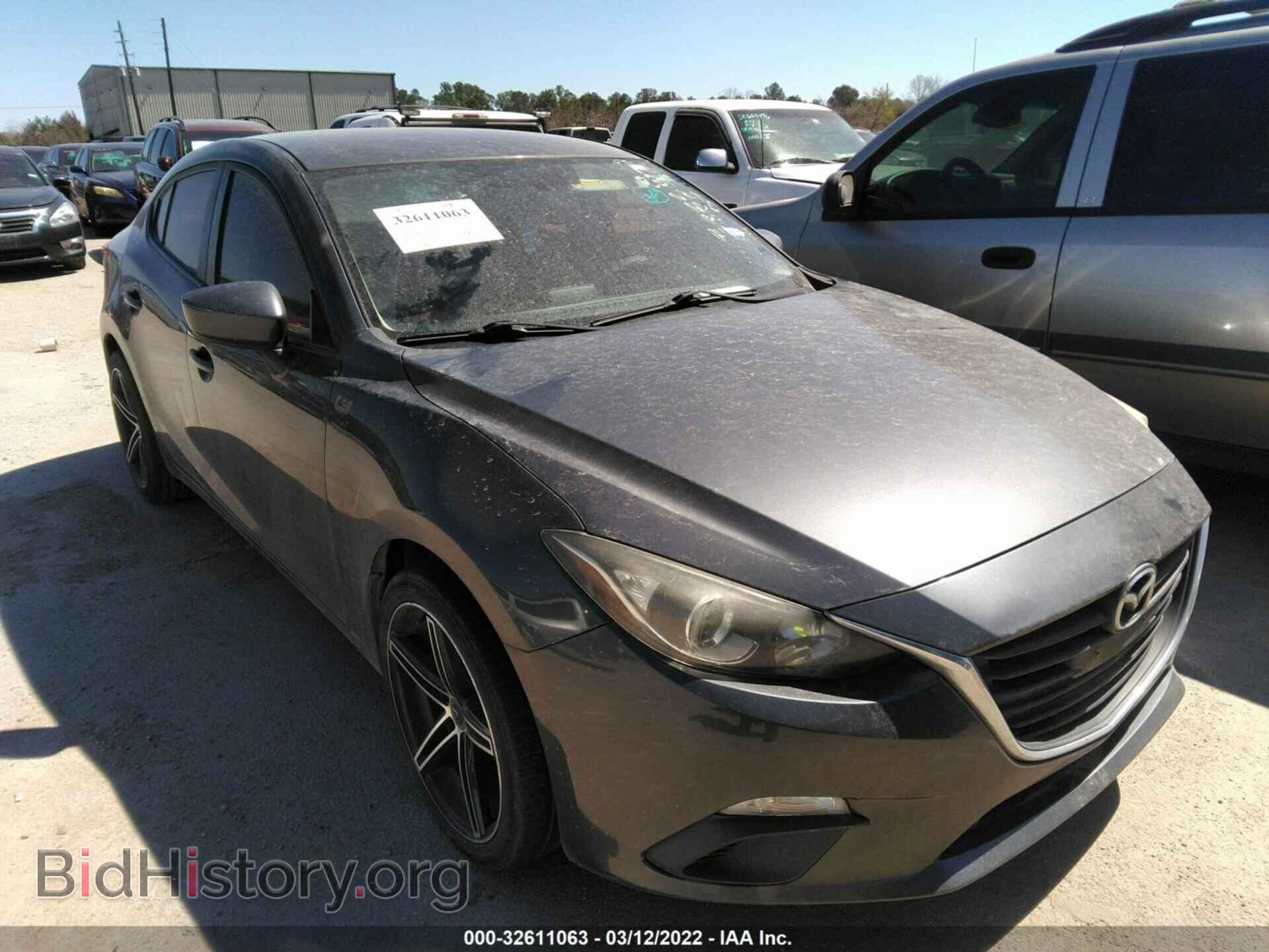 Photo JM1BM1U73E1142645 - MAZDA MAZDA3 2014