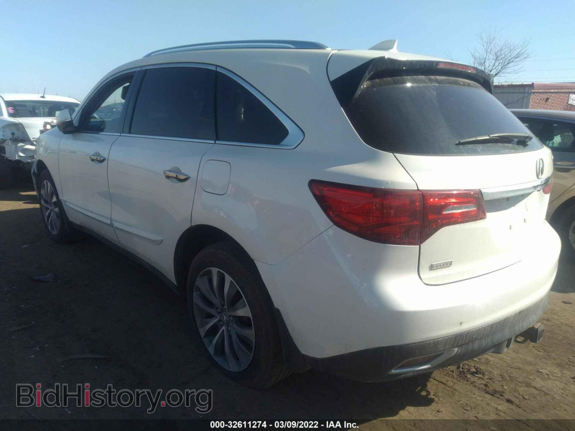 2015 ACURA MDX - VIN: 5FRYD4H41FB003553 - Фото 3