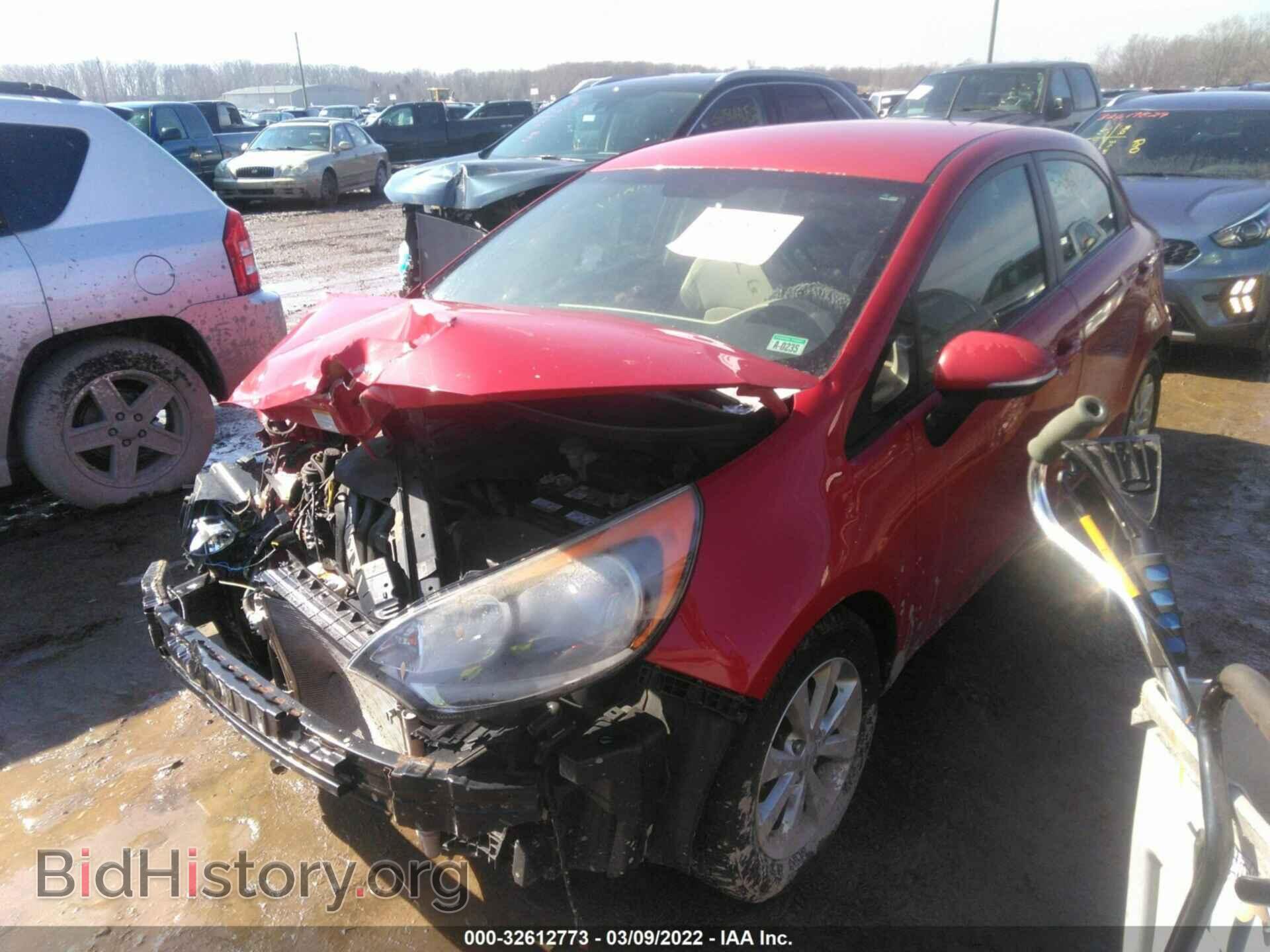 2012 KIA RIO - VIN: KNADN5A32C6054682 - Фото 2