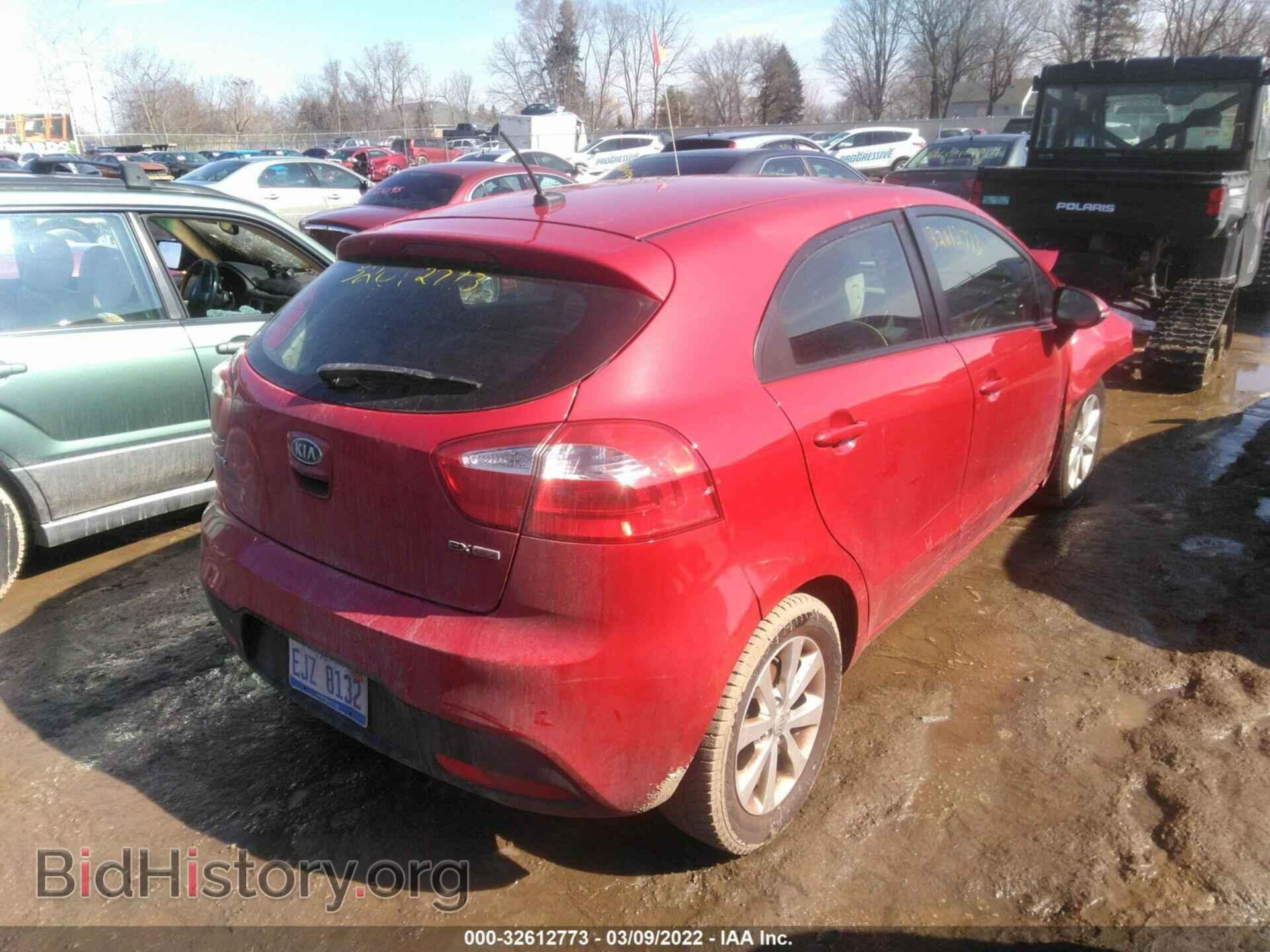 2012 KIA RIO - VIN: KNADN5A32C6054682 - Фото 4