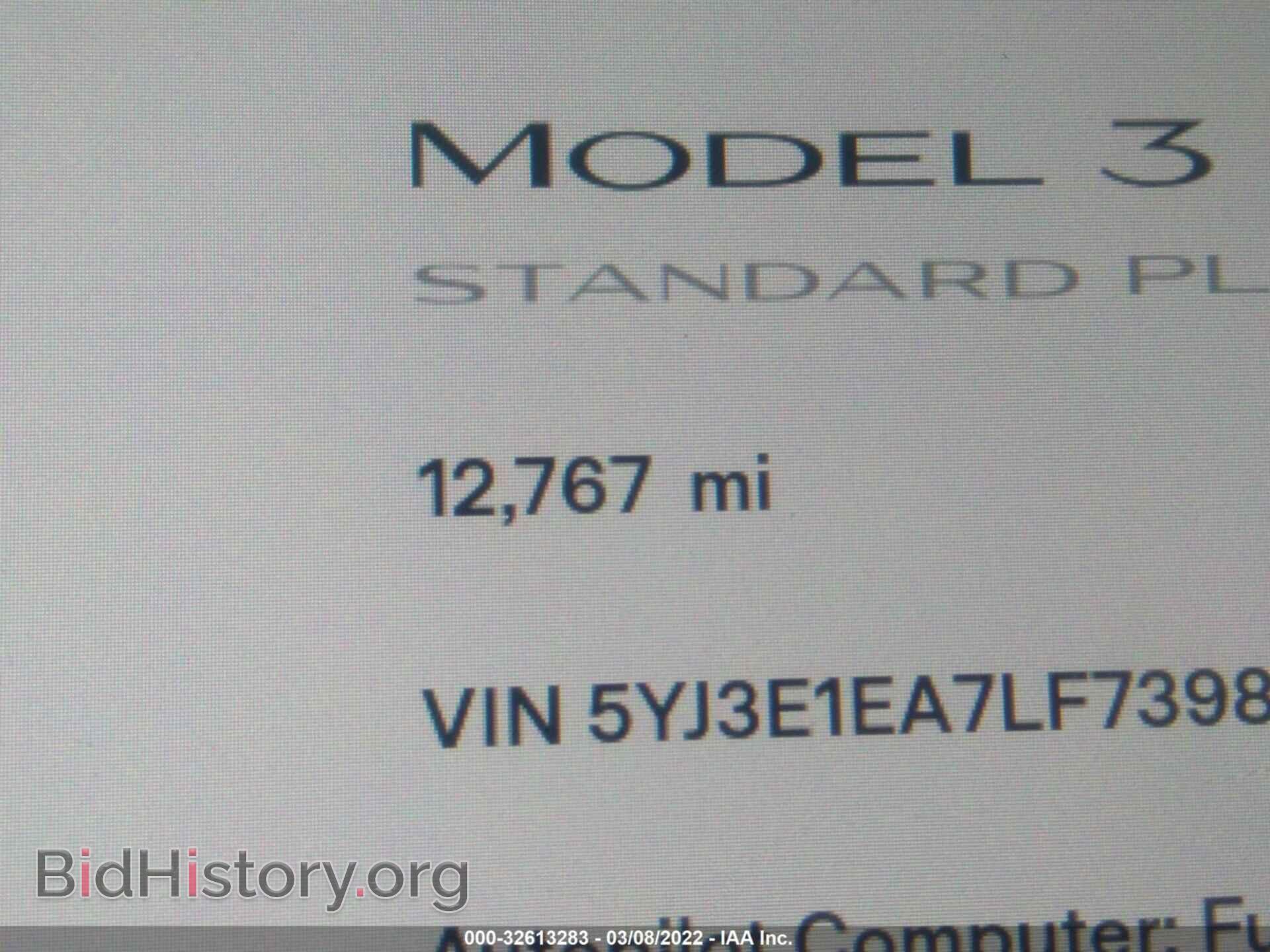 2020 TESLA MODEL 3 - VIN: 5YJ3E1EA7LF739829 - Фото 7