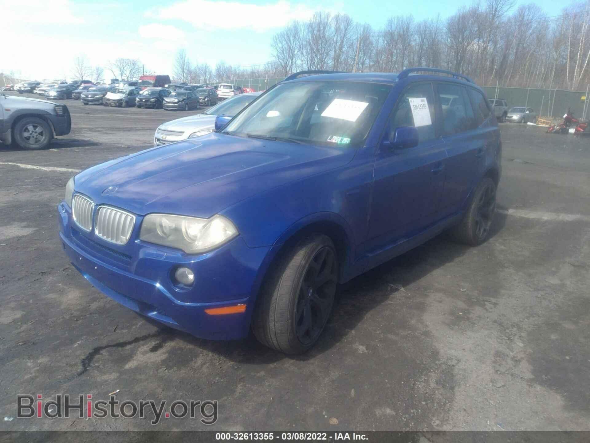 2007 BMW X3 - VIN: WBXPC93417WF08077 - Фото 2