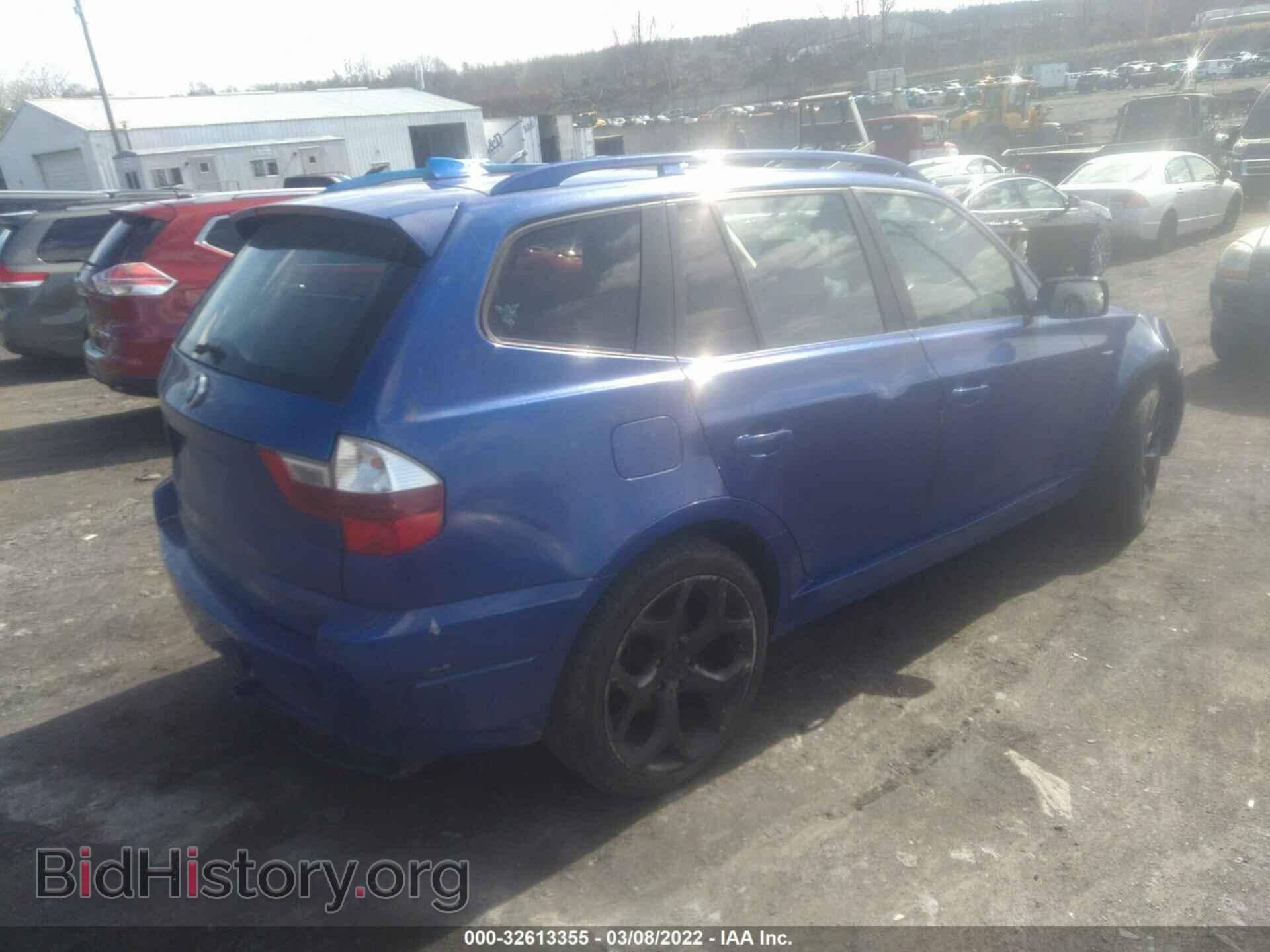 2007 BMW X3 - VIN: WBXPC93417WF08077 - Фото 4