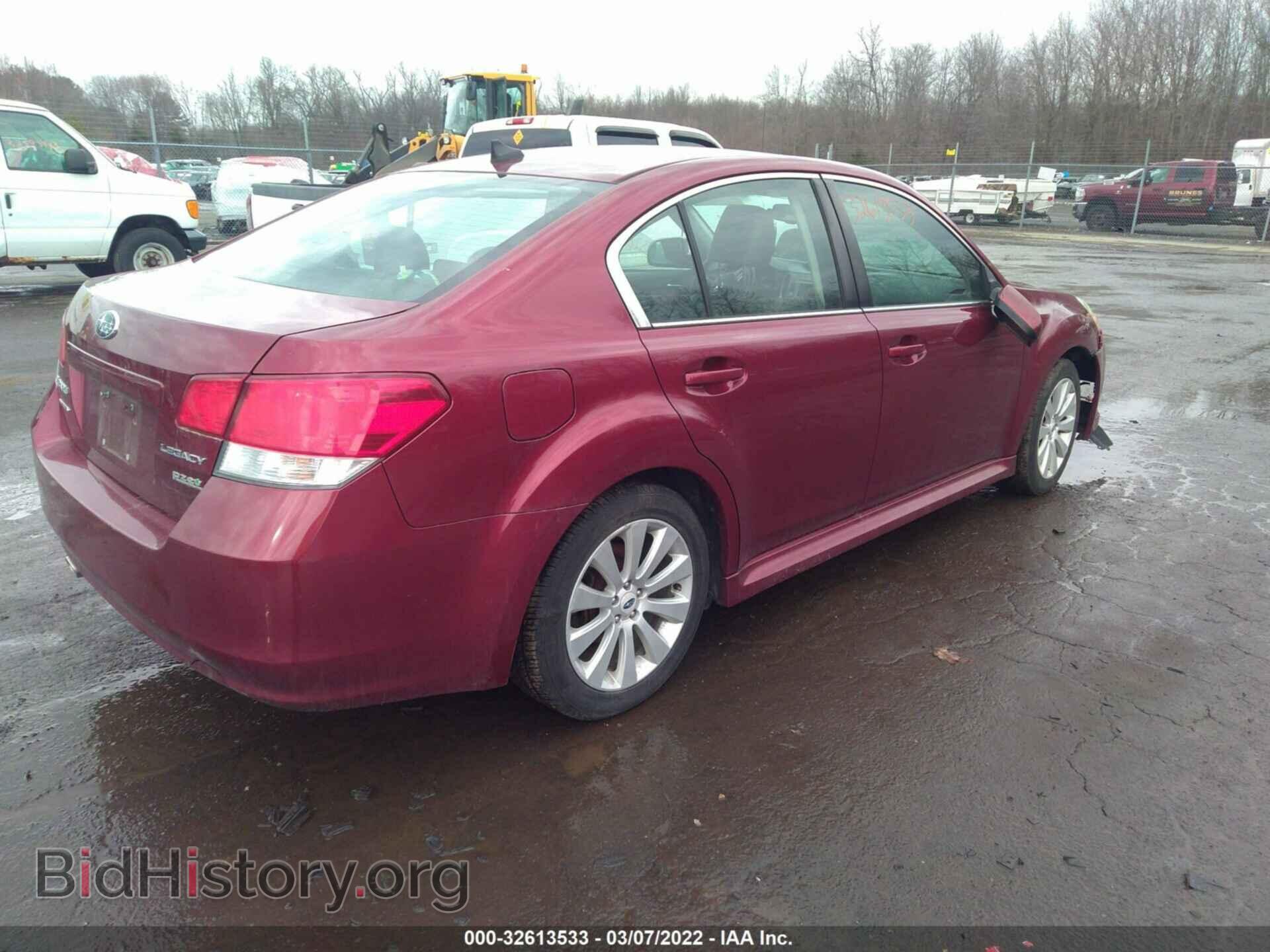 2012 SUBARU LEGACY - VIN: 4S3BMBK63C3021115 - Фото 4