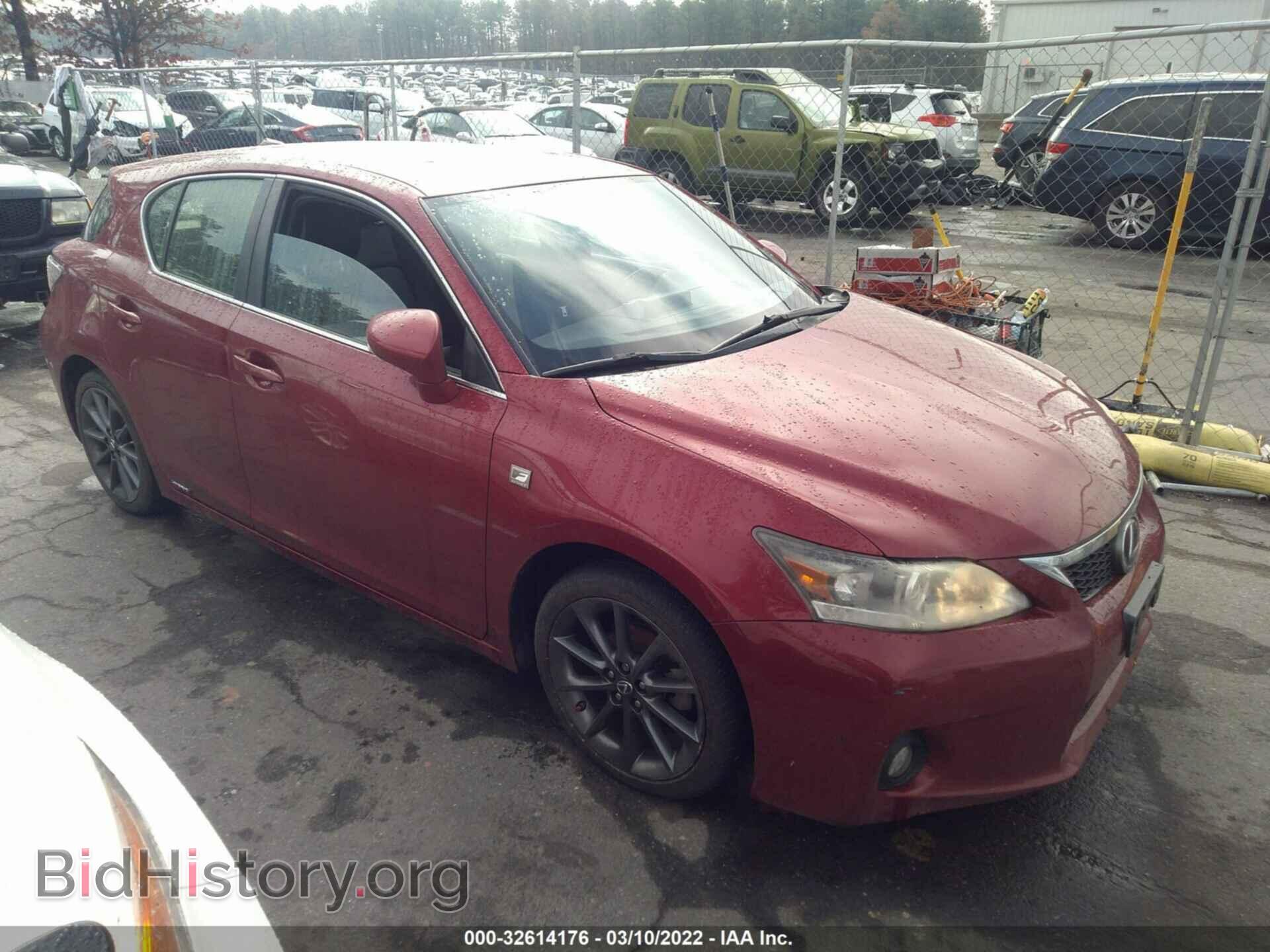 Фотография JTHKD5BH4C2089480 - LEXUS CT 200H 2012
