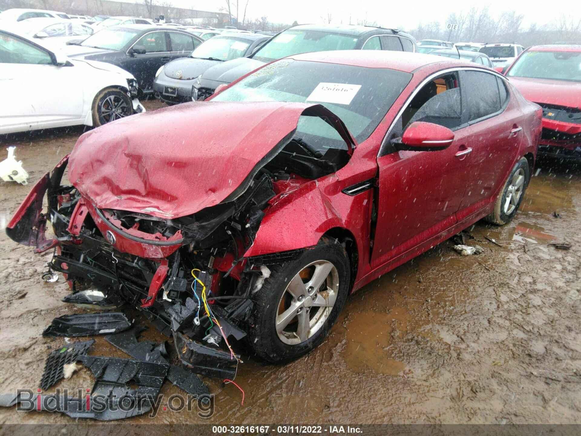 2015 KIA OPTIMA - VIN: 5XXGM4A75FG391191 - Фото 2