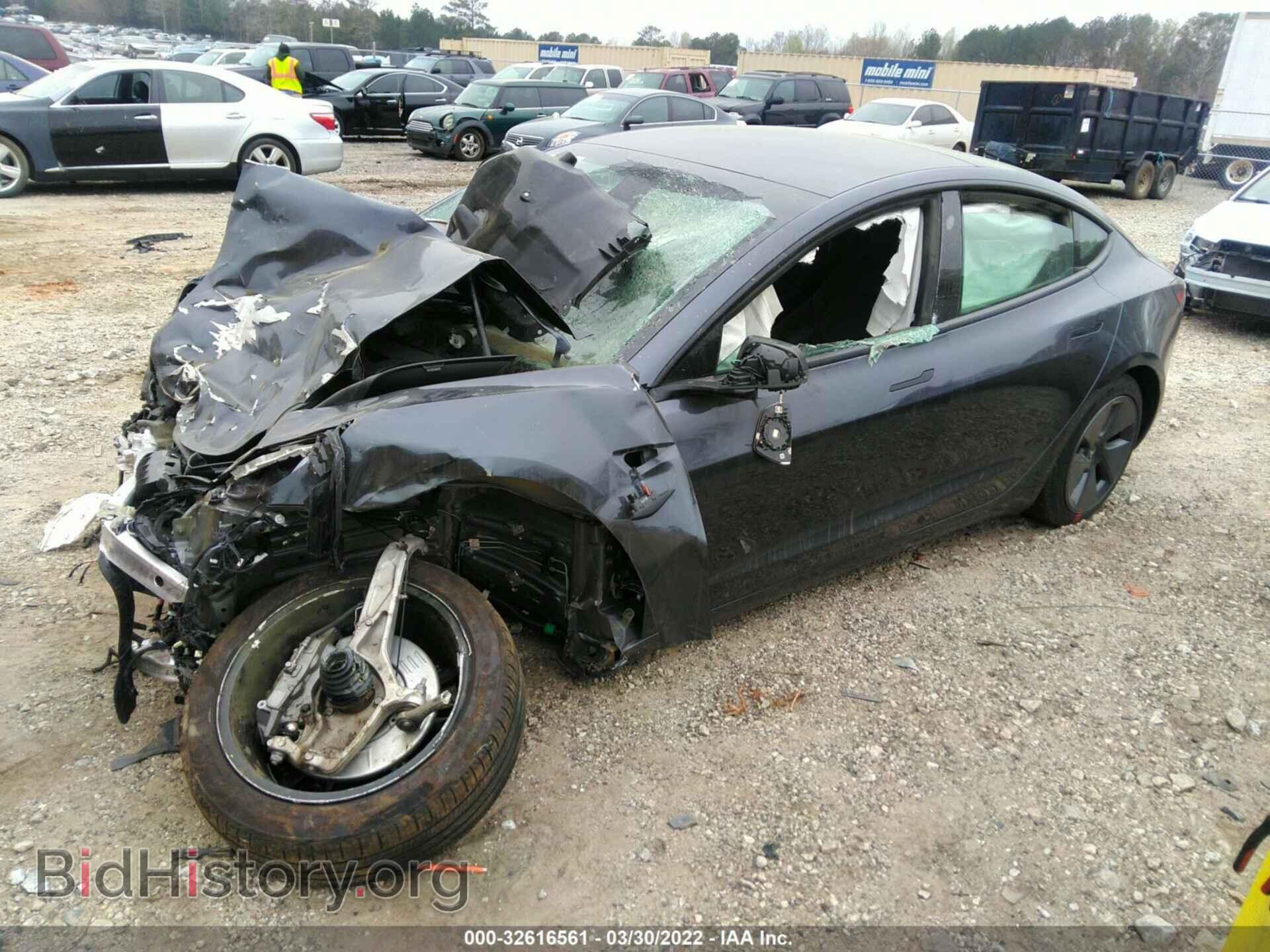 2021 TESLA MODEL 3 - VIN: 5YJ3E1EB6MF048978 - Фото 2