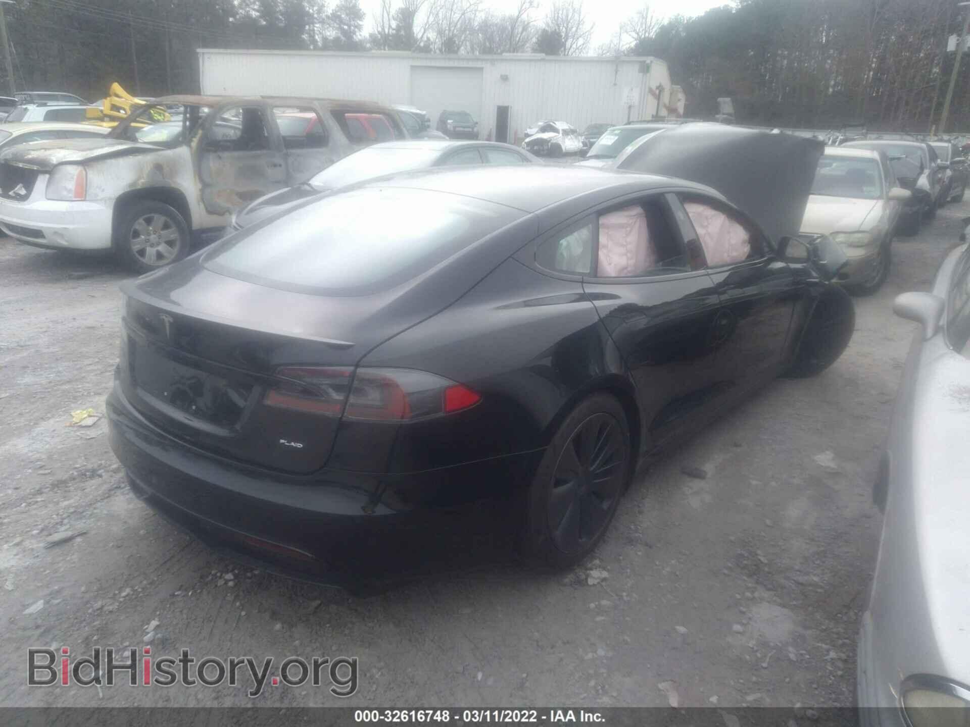 2021 TESLA MODEL S - VIN: 5YJSA1E64MF451917 - Фото 4