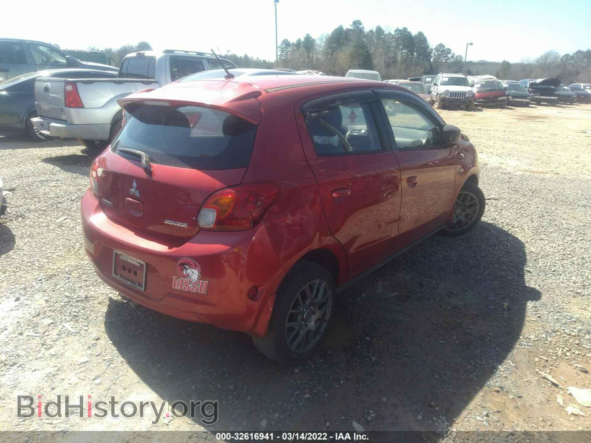 2015 MITSUBISHI MIRAGE - VIN: ML32A3HJ9FH006784 - Фото 4