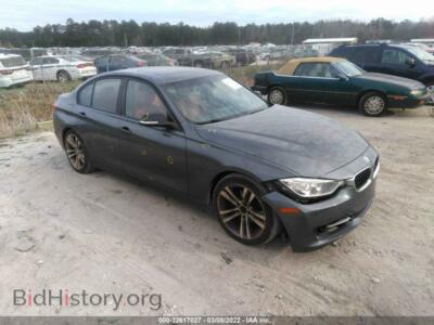 2014 BMW 3 SERIES 328i, серый — VIN WBA3A5C59EJ465423, IAAI
