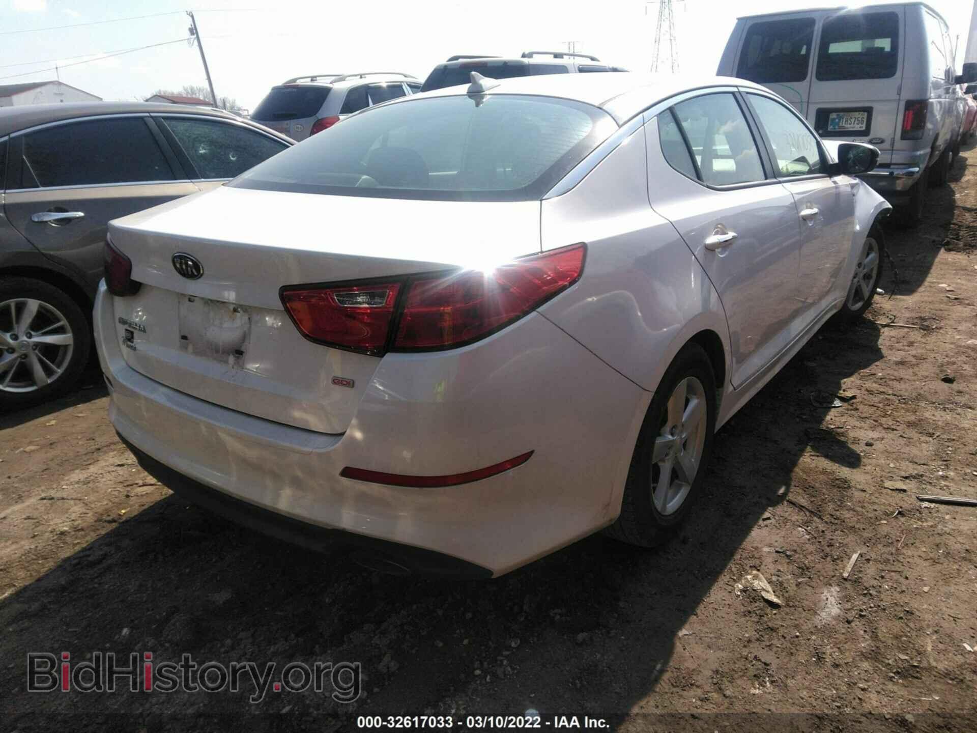 2015 KIA OPTIMA - VIN: KNAGM4A72F5557698 - Фото 4