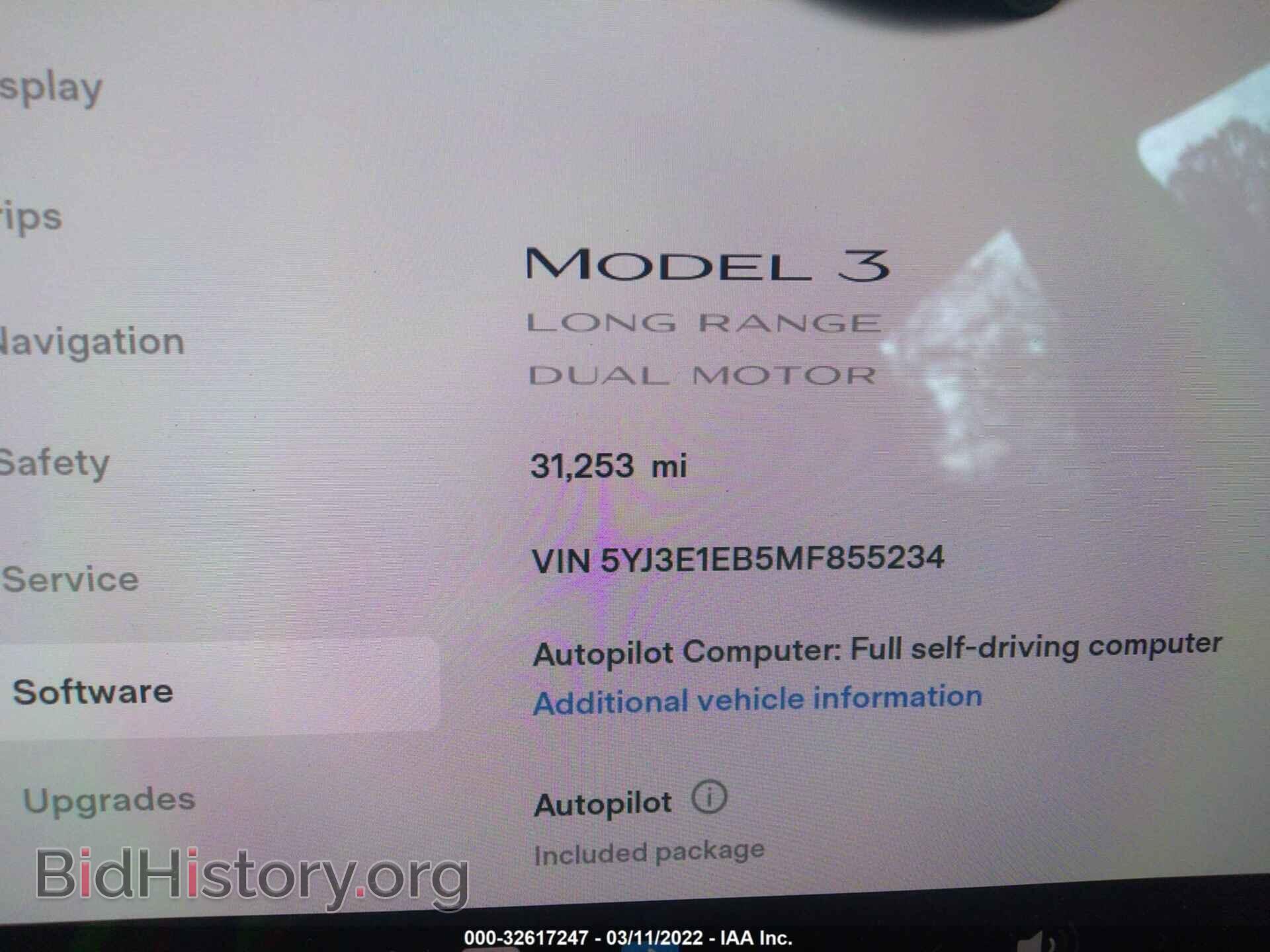 2021 TESLA MODEL 3 - VIN: 5YJ3E1EB5MF855234 - Photo 7