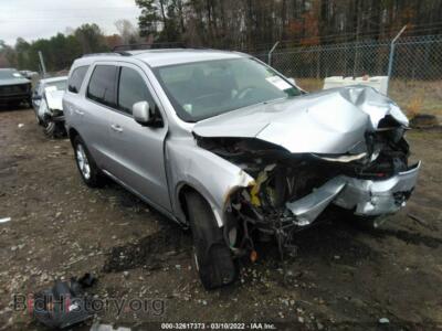 2011 Dodge DURANGO Crew, серебристый — VIN 1D4RD4GGXBC692407, IAAI