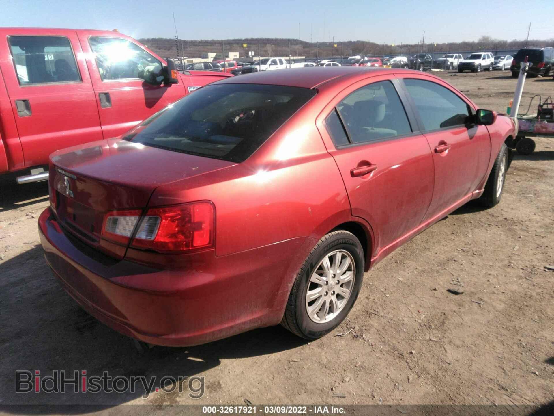 2009 MITSUBISHI GALANT - VIN: 4A3AB36F09E034304 - Фото 4