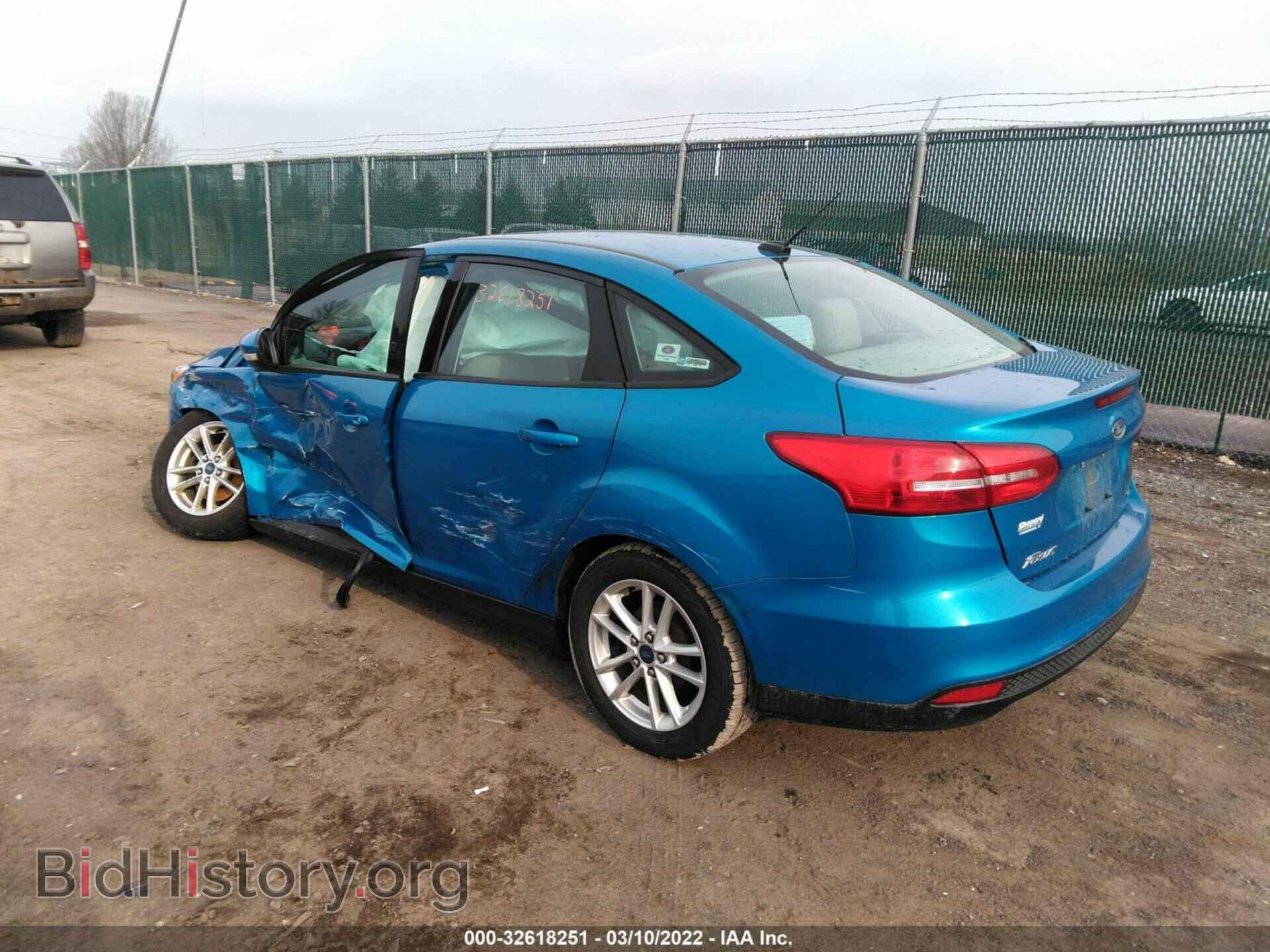 2015 FORD FOCUS - VIN: 1FADP3F2XFL275847 - Фото 3