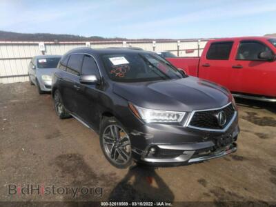 2017 Acura MDX W/Advance PKG, gray — VIN 5FRYD4H8XHB012452, IAAI