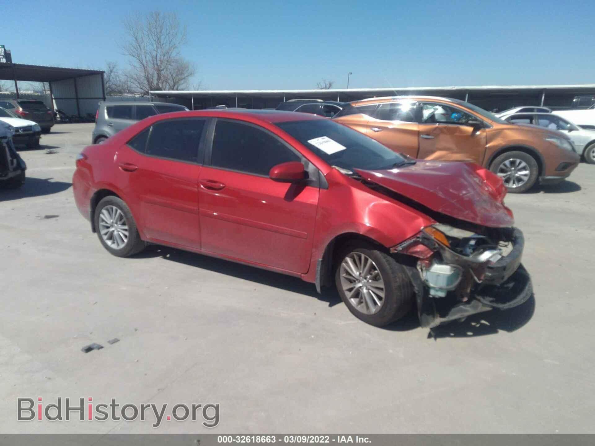 Photo 5YFBURHE3EP094132 - TOYOTA COROLLA 2014