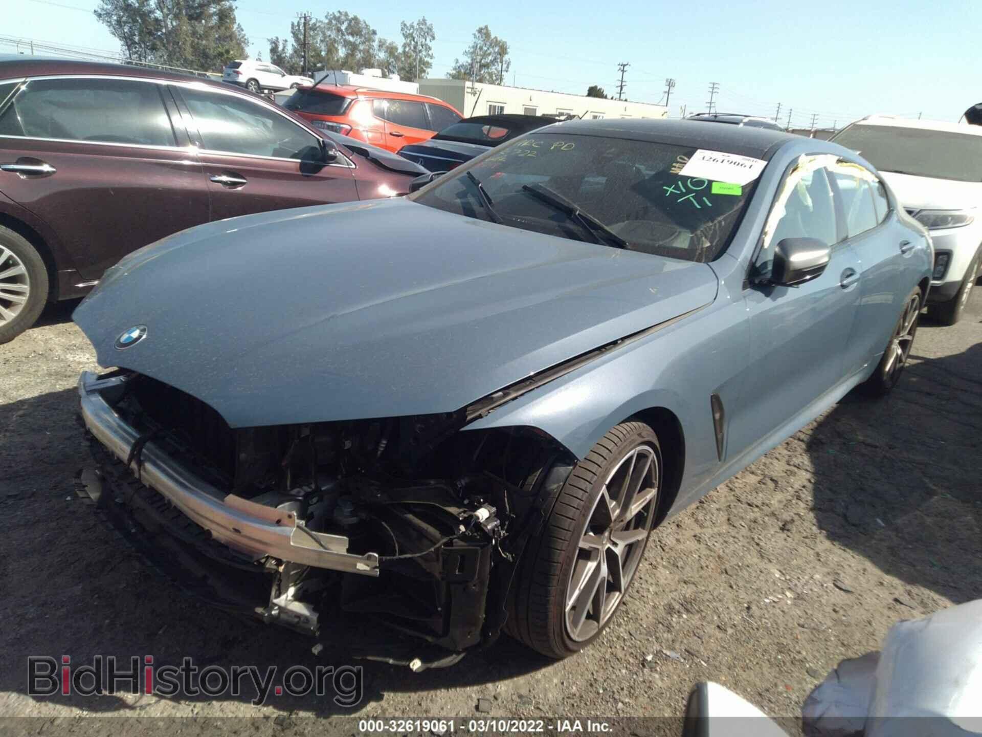 2021 BMW 8 SERIES - VIN: WBAGV8C03MCF60092 - Фото 2