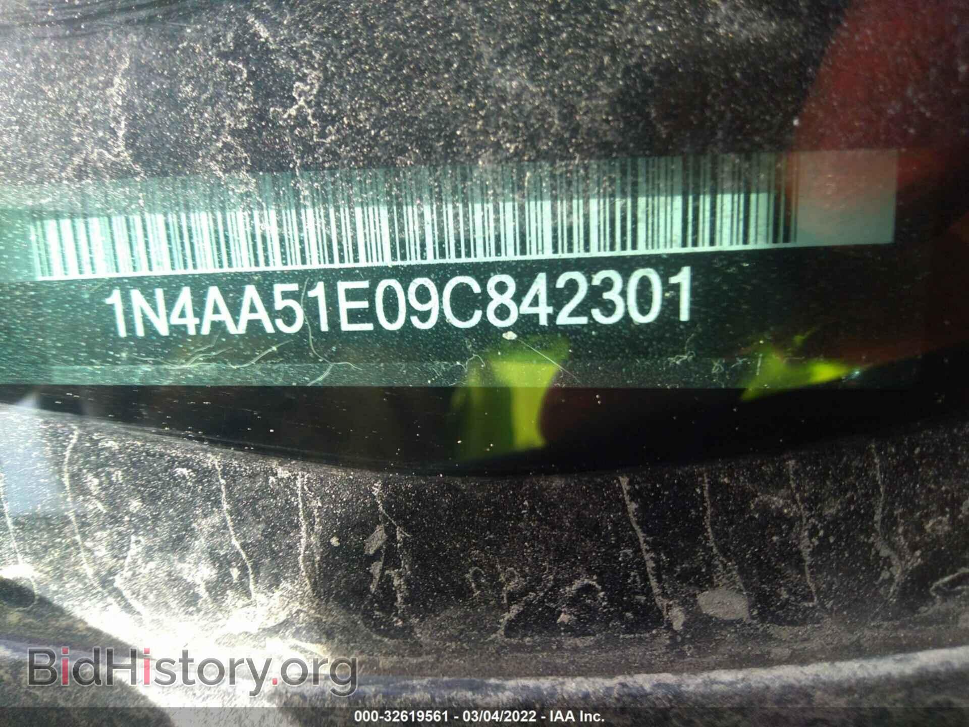 2009 NISSAN MAXIMA - VIN: 1N4AA51E09C842301 - Фото 9