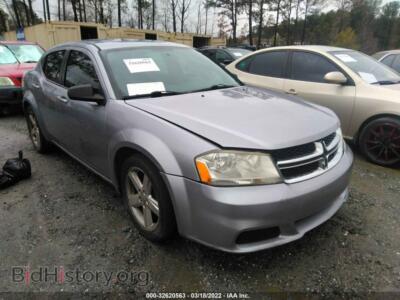 2013 Dodge AVENGER SE, серый — VIN 1C3CDZABXDN626190, IAAI