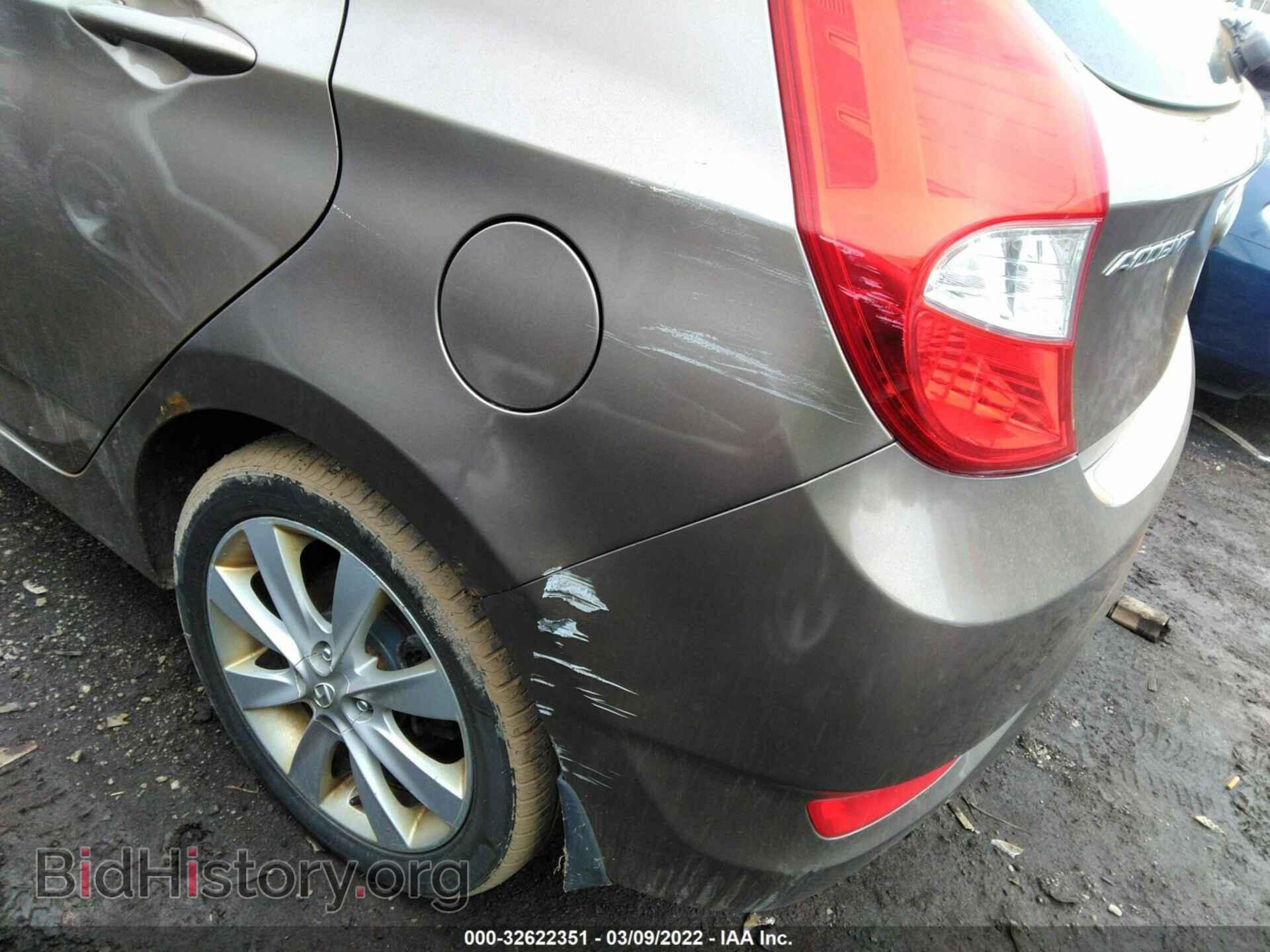 2012 HYUNDAI ACCENT - VIN: KMHCU5AEXCU012903 - Фото 6