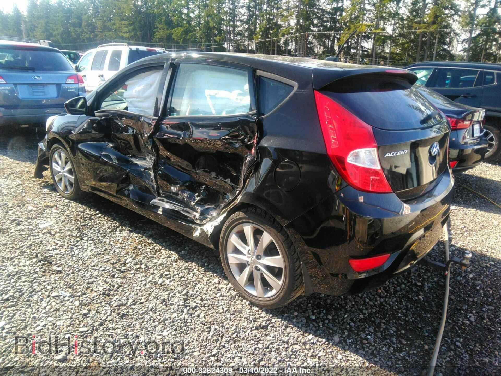 2012 HYUNDAI ACCENT - VIN: KMHCU5AE7CU053621 - Фото 3