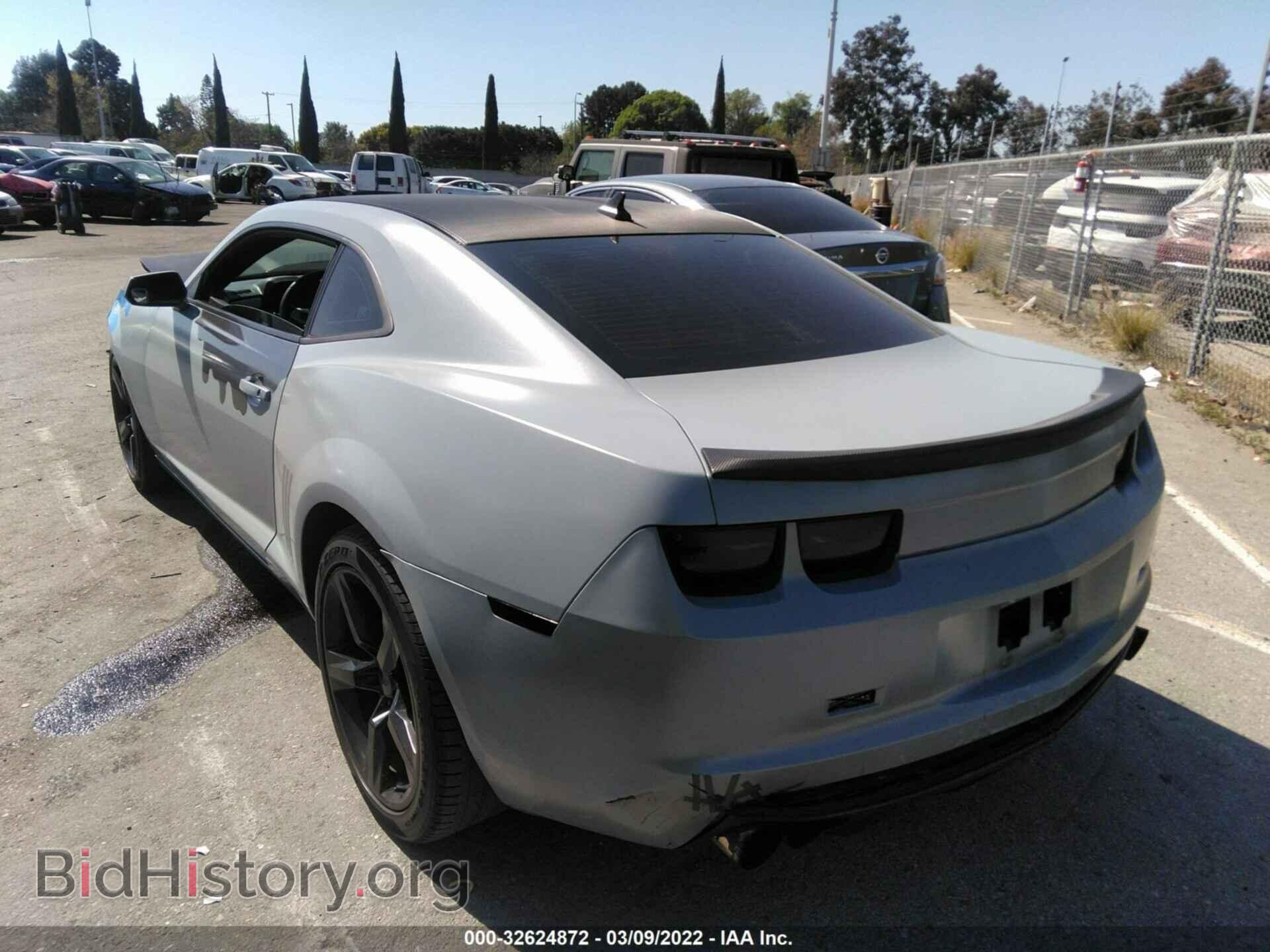 2012 CHEVROLET CAMARO - VIN: 2G1FA1E37C9206970 - Фото 3