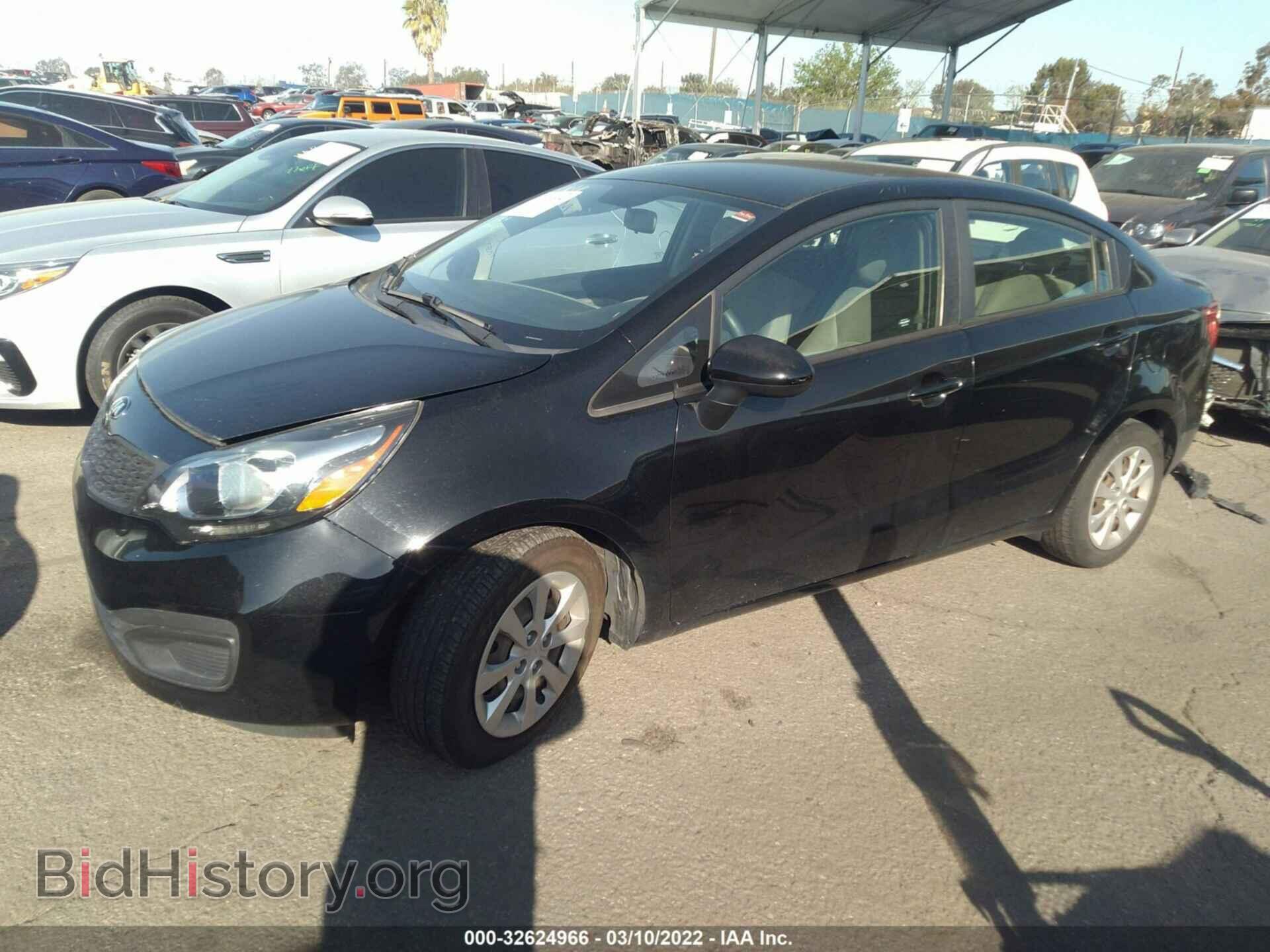 2014 KIA RIO - VIN: KNADM4A39E6405118 - Фото 2